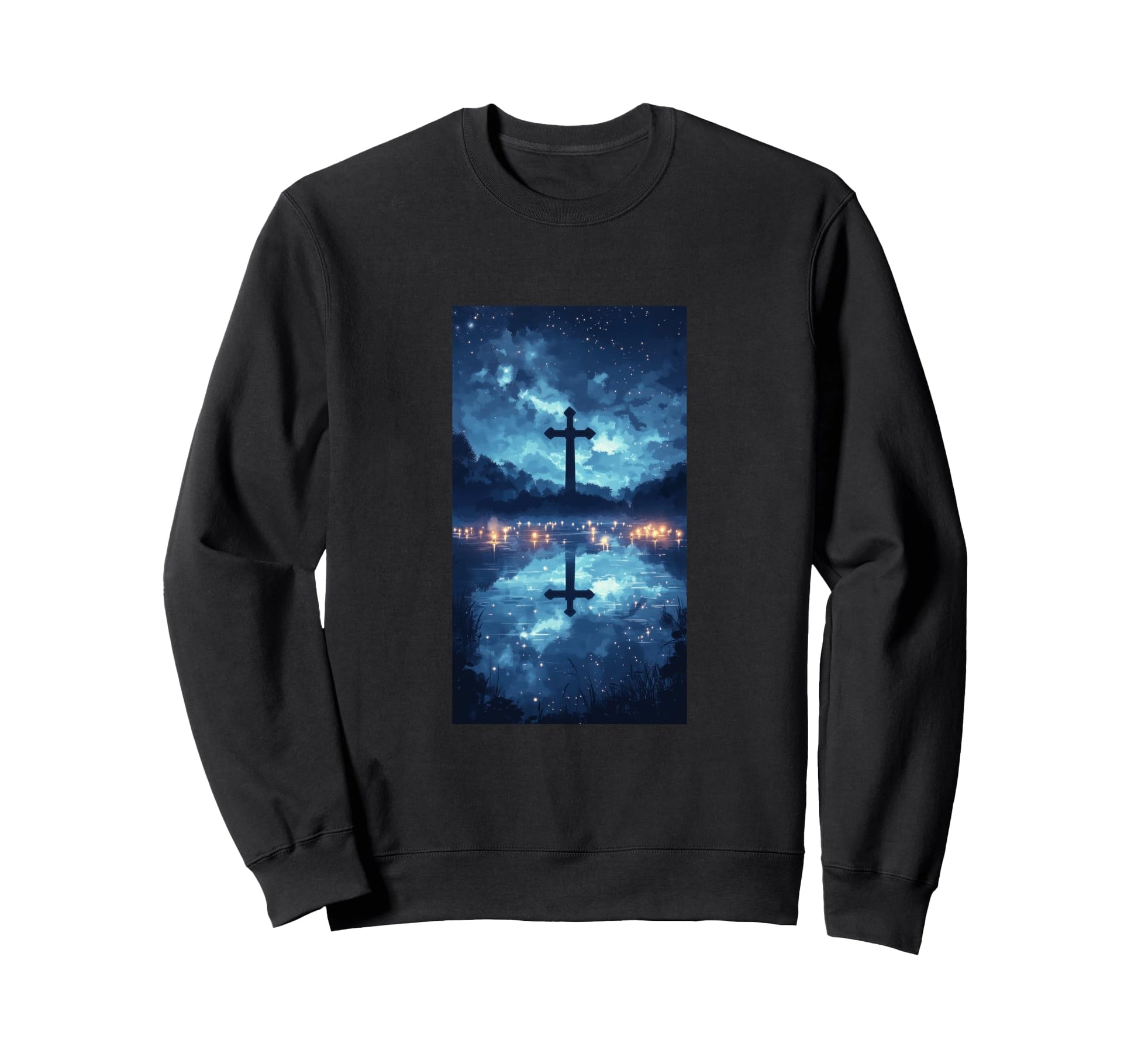 Gothic Cross Grunge Aesthetic Y2K Sweatshirt - Streetwear Style Men Women - T-Shirt, Sweatshirt, Hoodie