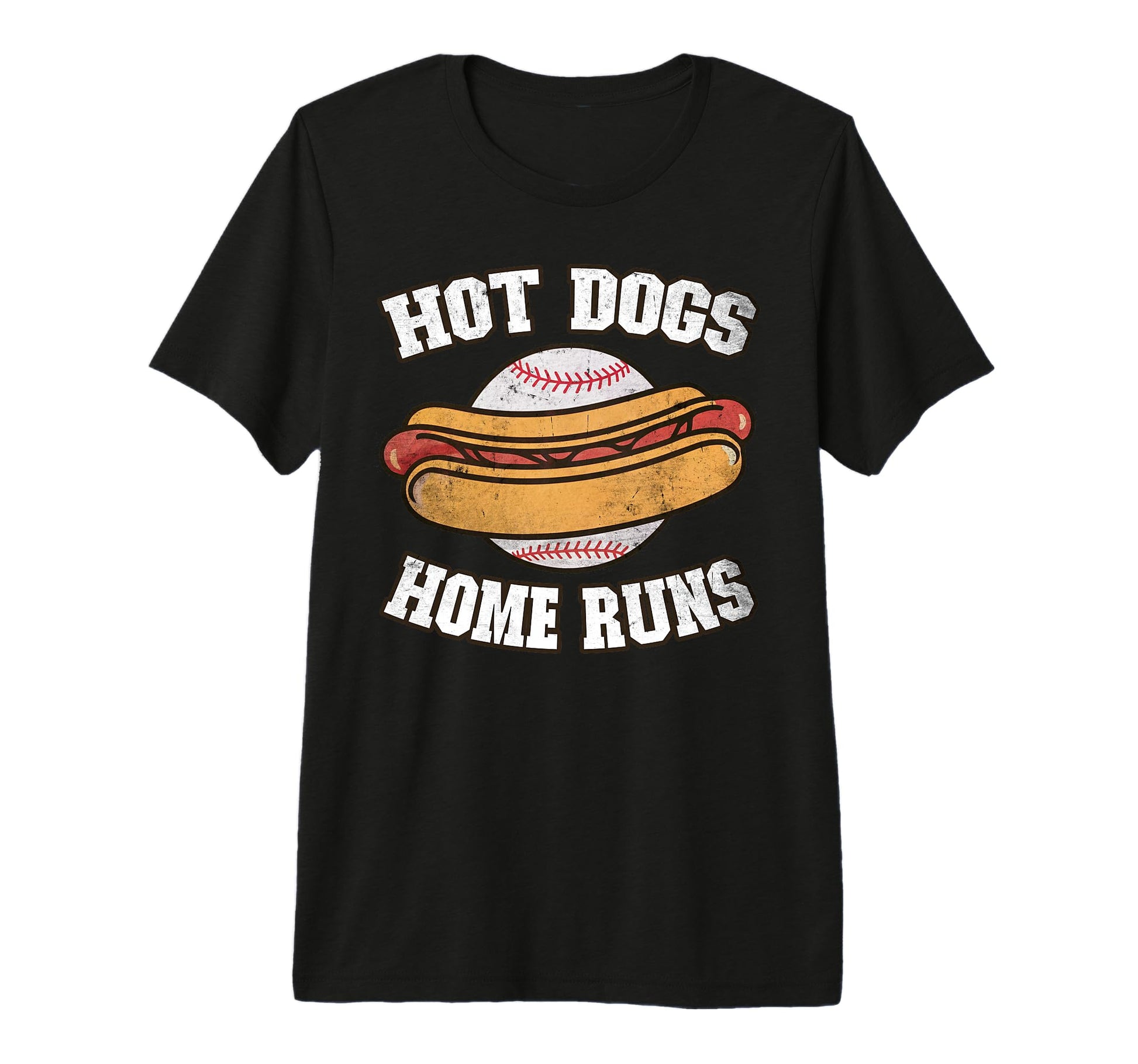Hot Dogs And Home Runs Ballpark T-Shirt - Novelty Apparel Men Women - T-Shirt, Sweatshirt, Hoodie
