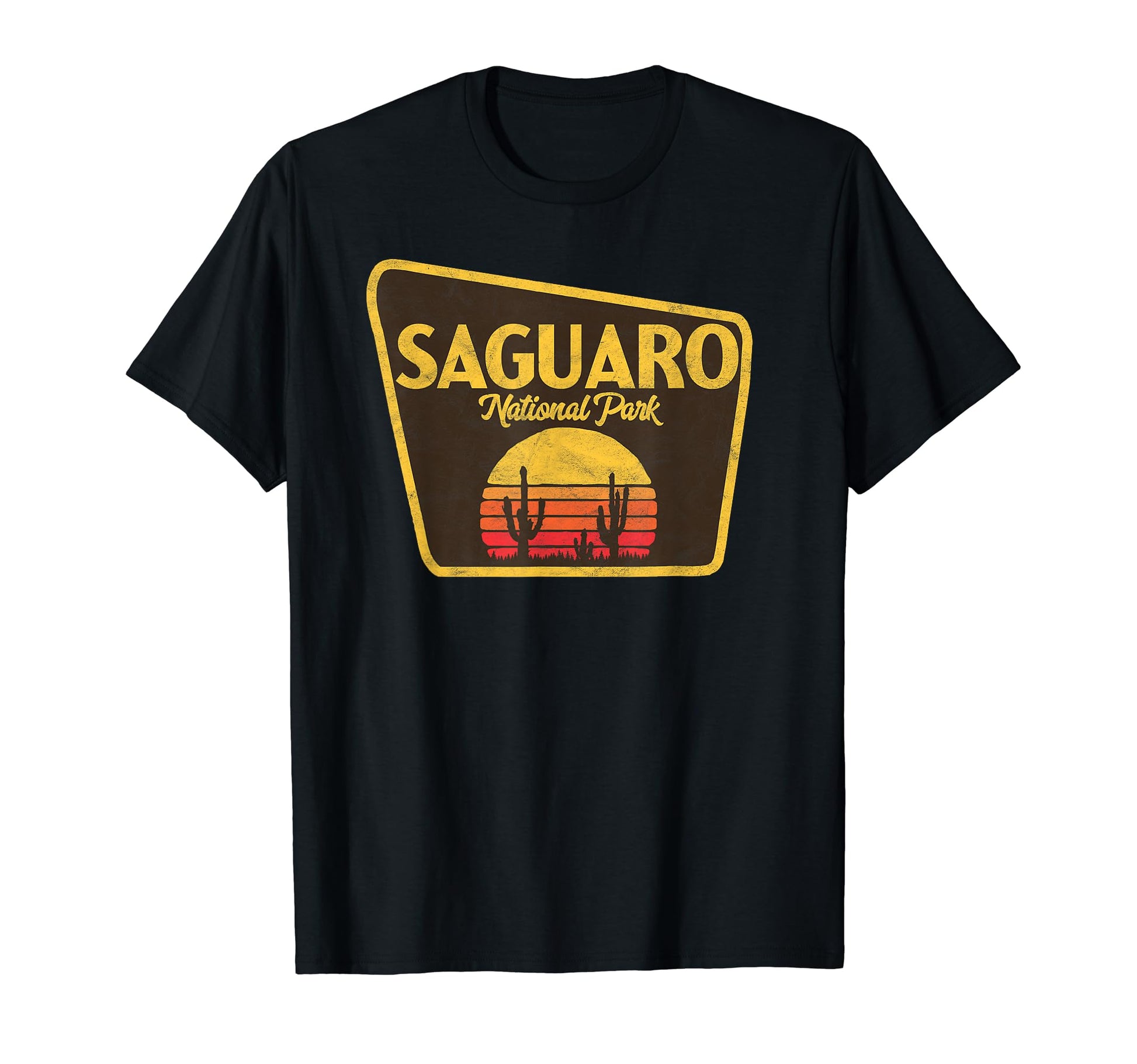 Saguaro National Park Sign T-Shirt - Unique Graphic Unisex - T-Shirt, Sweatshirt, Hoodie