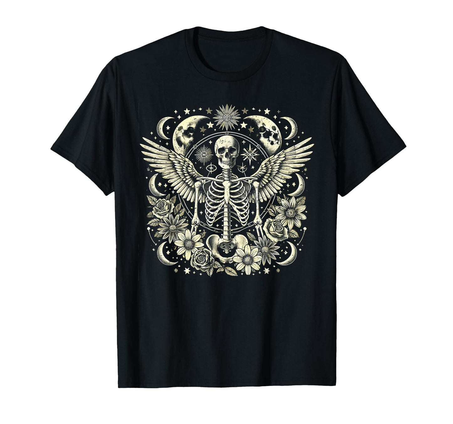 Fairycore Skeleton Butterfly T-Shirt - Casual Everyday Wear for Adults - T-Shirt, Sweatshirt, Hoodie