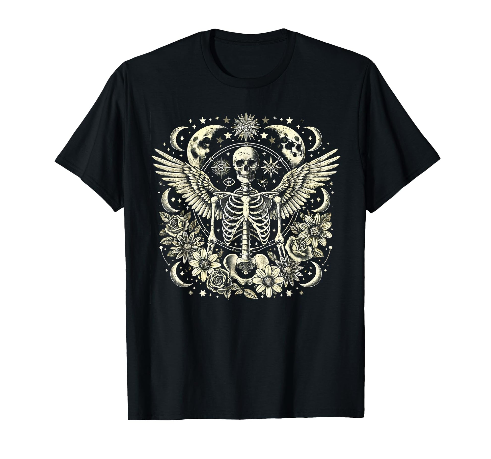 Fairycore Skeleton Butterfly T-Shirt - Casual Everyday Wear for Adults - T-Shirt, Sweatshirt, Hoodie