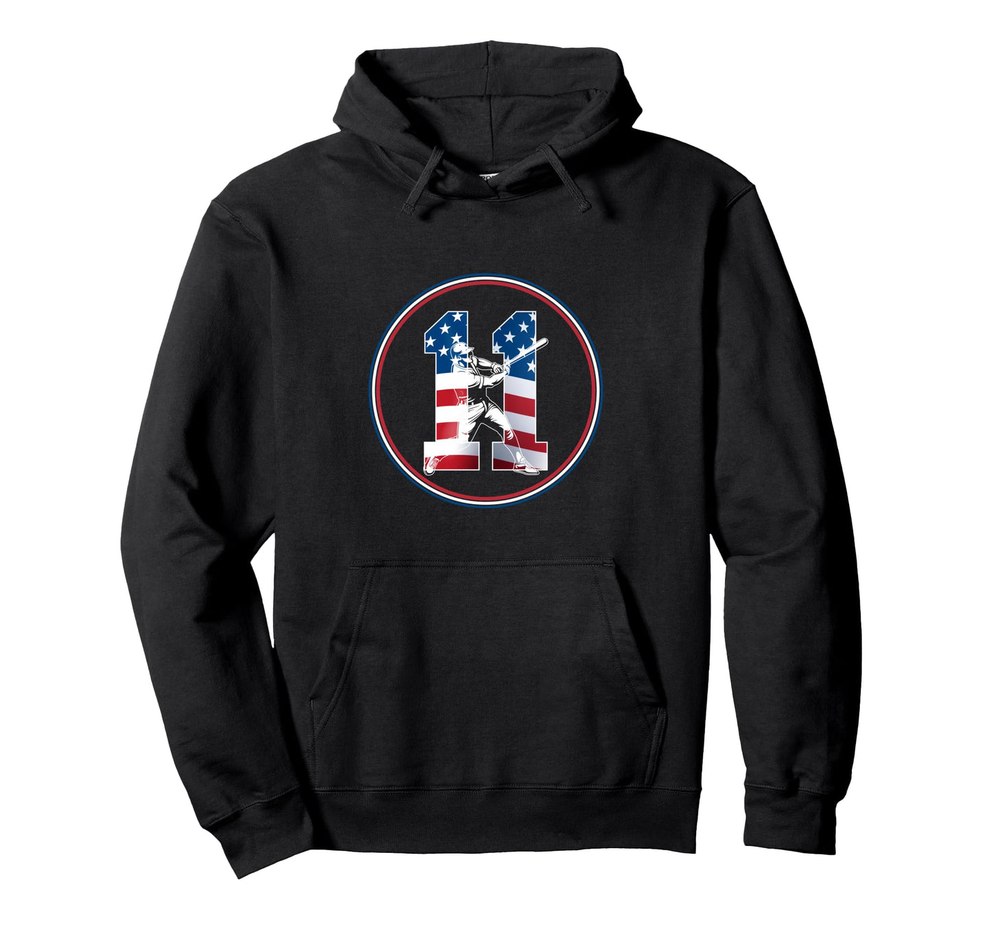 Number 11 Years Baseball 11Th Birthday Hoodie - Aesthetic Graphic Men Women - T-Shirt, Sweatshirt, Hoodie