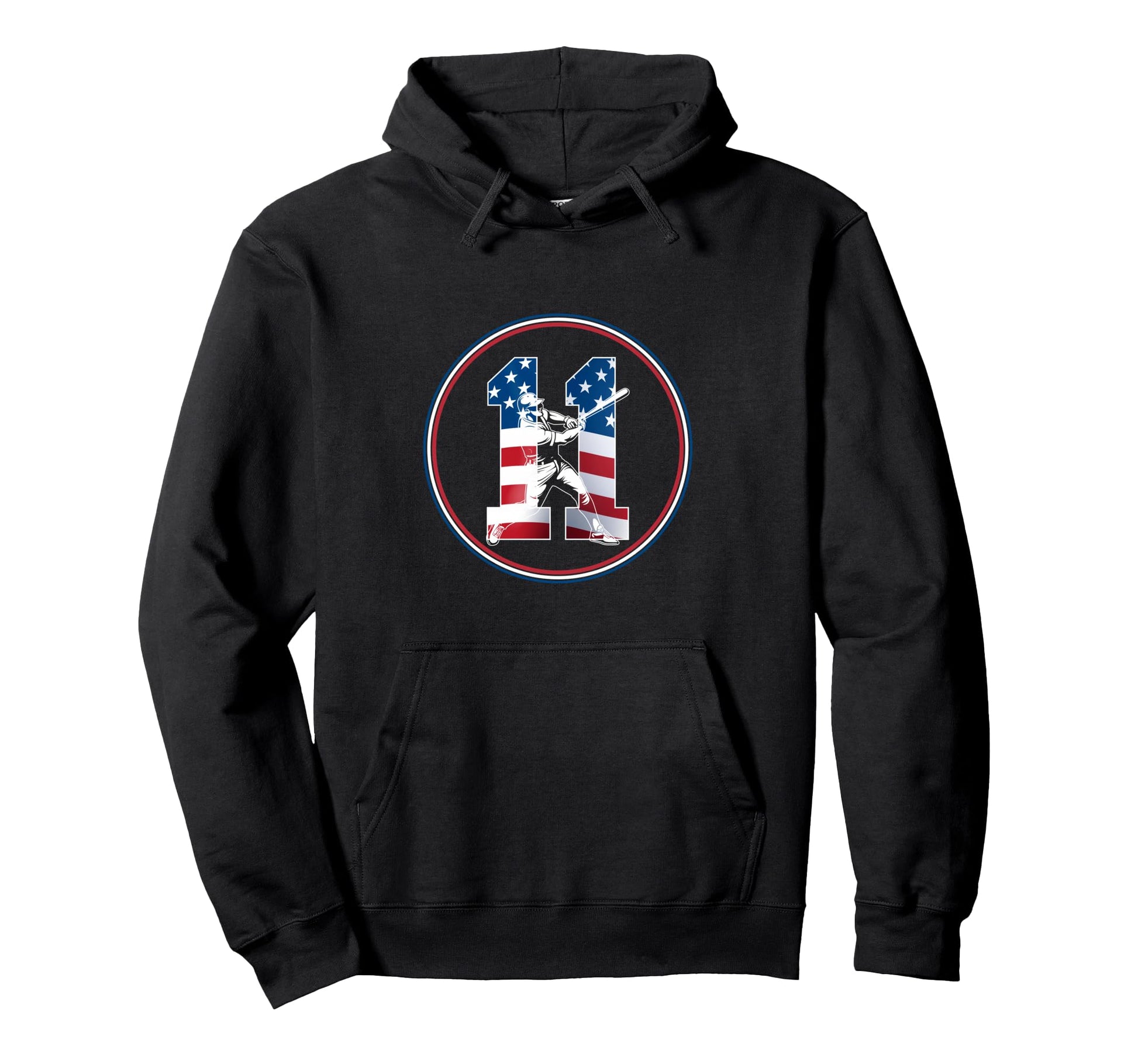 Number 11 Years Baseball 11Th Birthday Hoodie - Aesthetic Graphic Men Women - T-Shirt, Sweatshirt, Hoodie