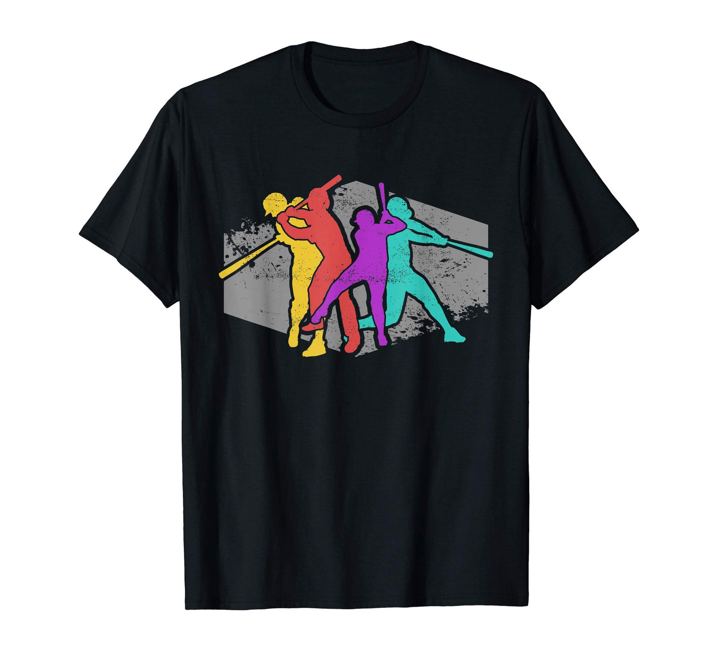 Baseball Player Silhouette Homerun Baseball T-Shirt - Trendy Graphic Unisex - T-Shirt, Sweatshirt, Hoodie
