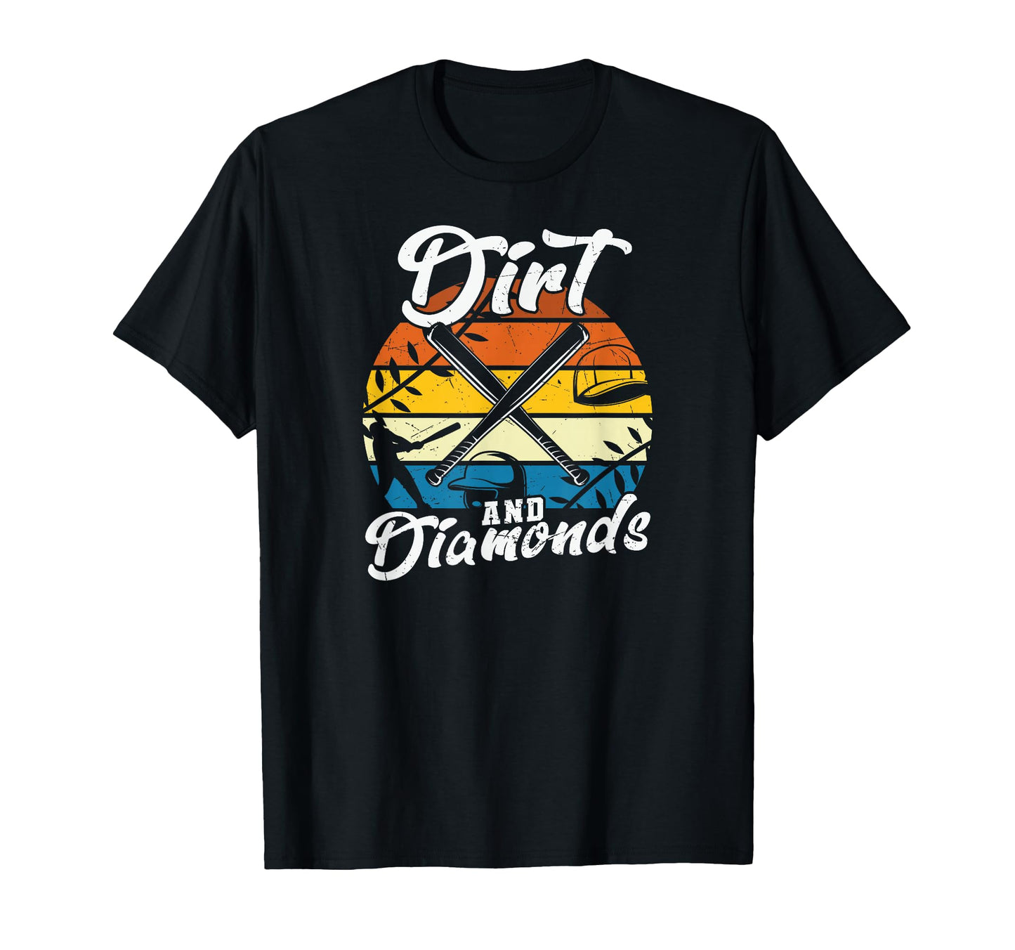 Dirt Diamonds Softball Fastpitch T-Shirt - Trendy Graphic for Adults - T-Shirt, Sweatshirt, Hoodie