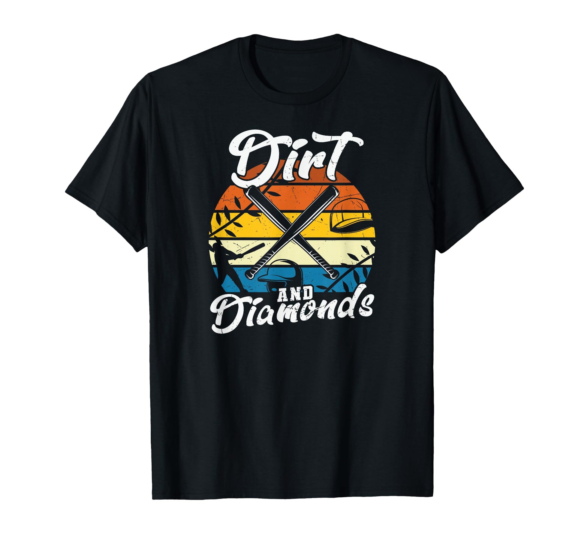 Dirt Diamonds Softball Fastpitch T-Shirt - Trendy Graphic for Adults - T-Shirt, Sweatshirt, Hoodie