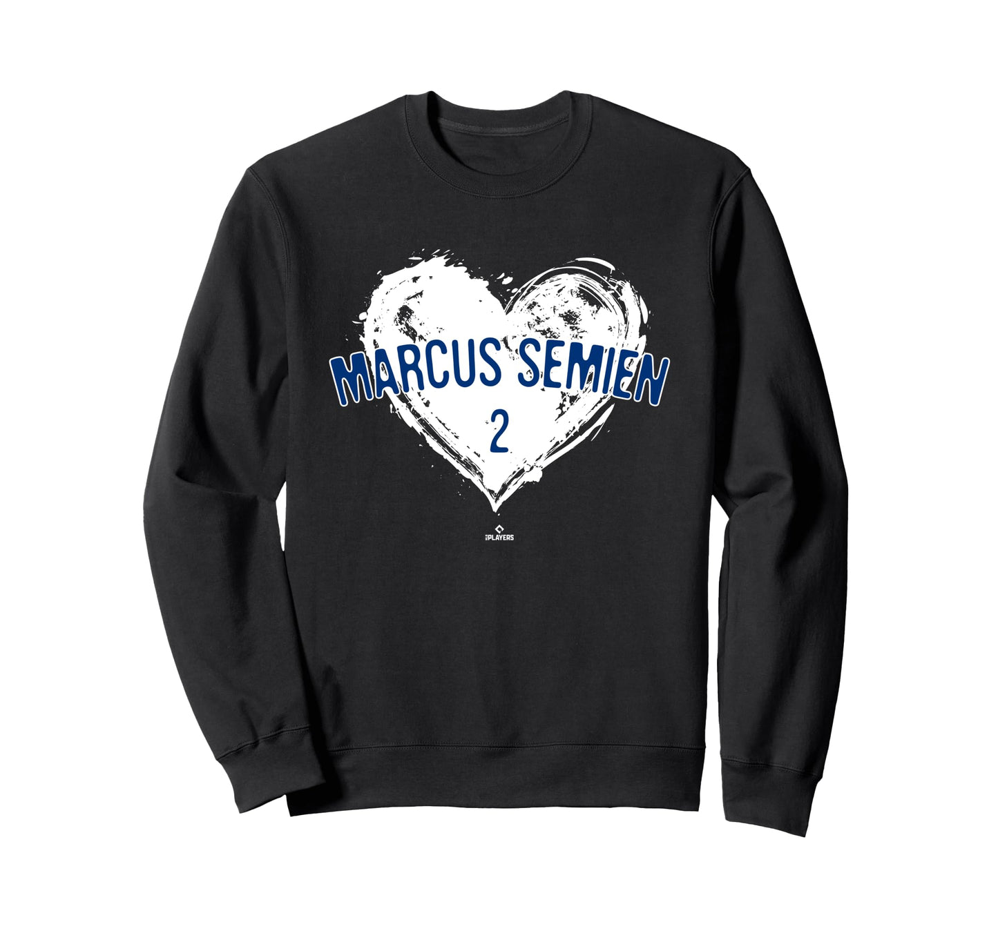 Distressed Heart Marcus Semien Sweatshirt - Streetwear Style Men Women - T-Shirt, Sweatshirt, Hoodie