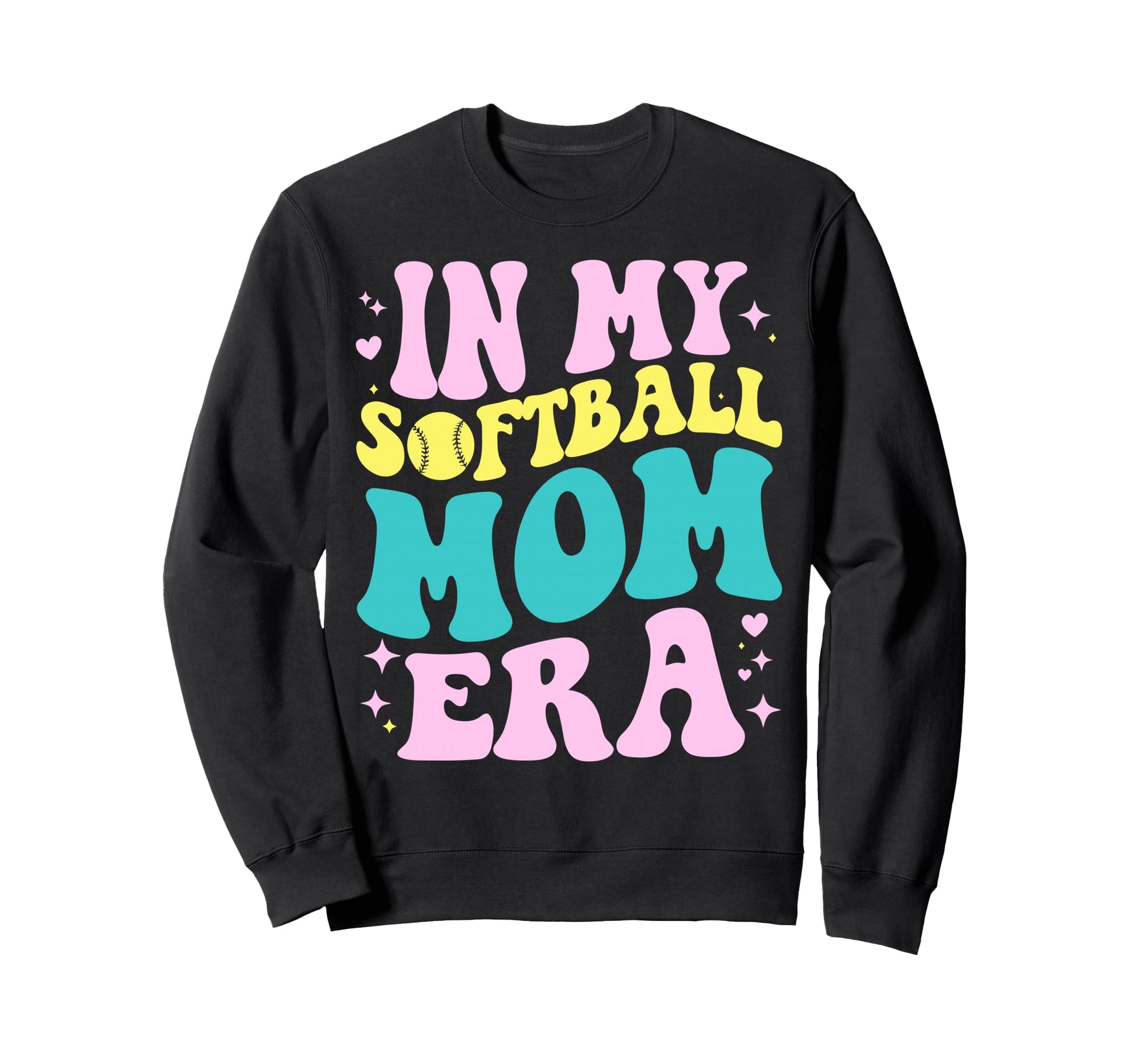 My Softball Mom Era Softball Mama Sweatshirt - Unique Graphic Men Women - T-Shirt, Sweatshirt, Hoodie