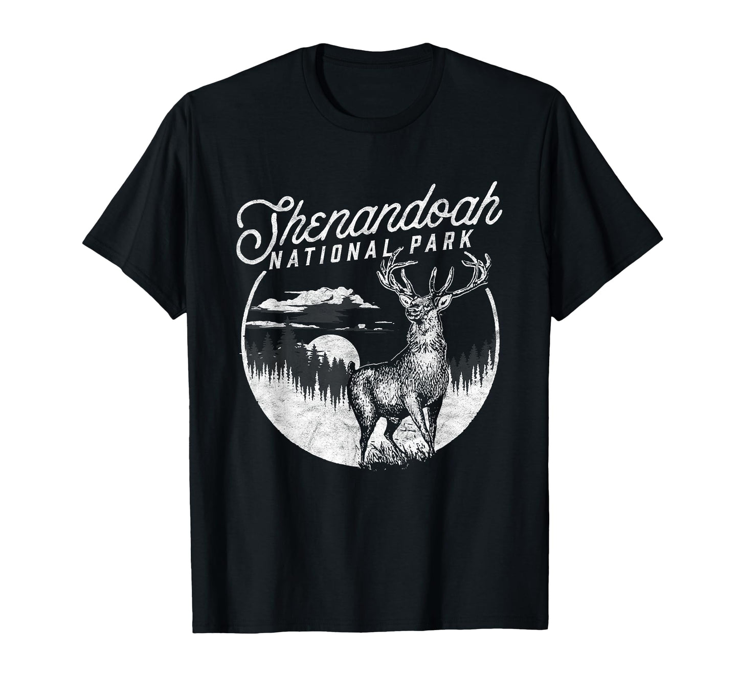 Shenandoah National Park Stag T-Shirt - Trendy Graphic Unisex - T-Shirt, Sweatshirt, Hoodie