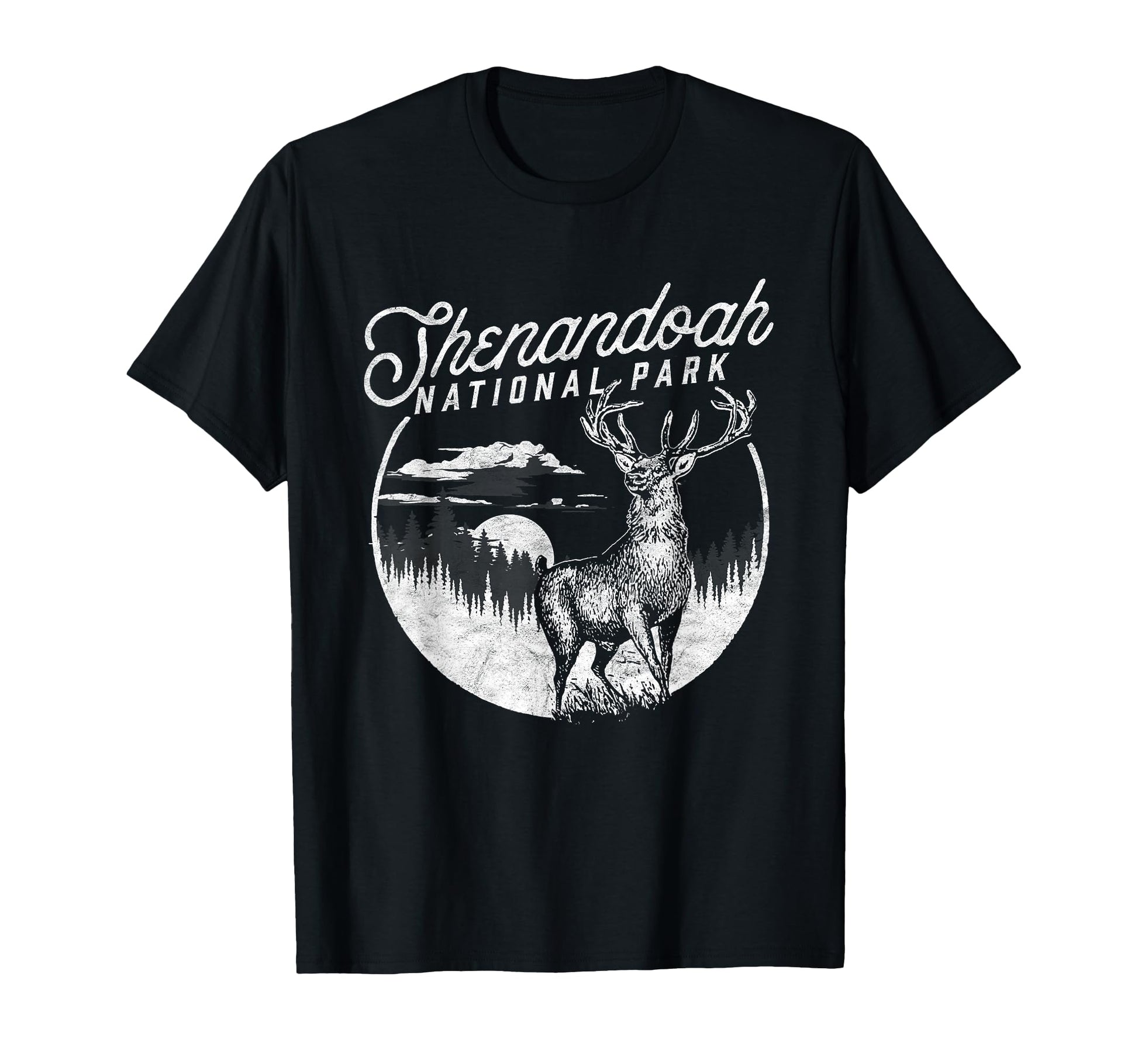 Shenandoah National Park Stag T-Shirt - Trendy Graphic Unisex - T-Shirt, Sweatshirt, Hoodie