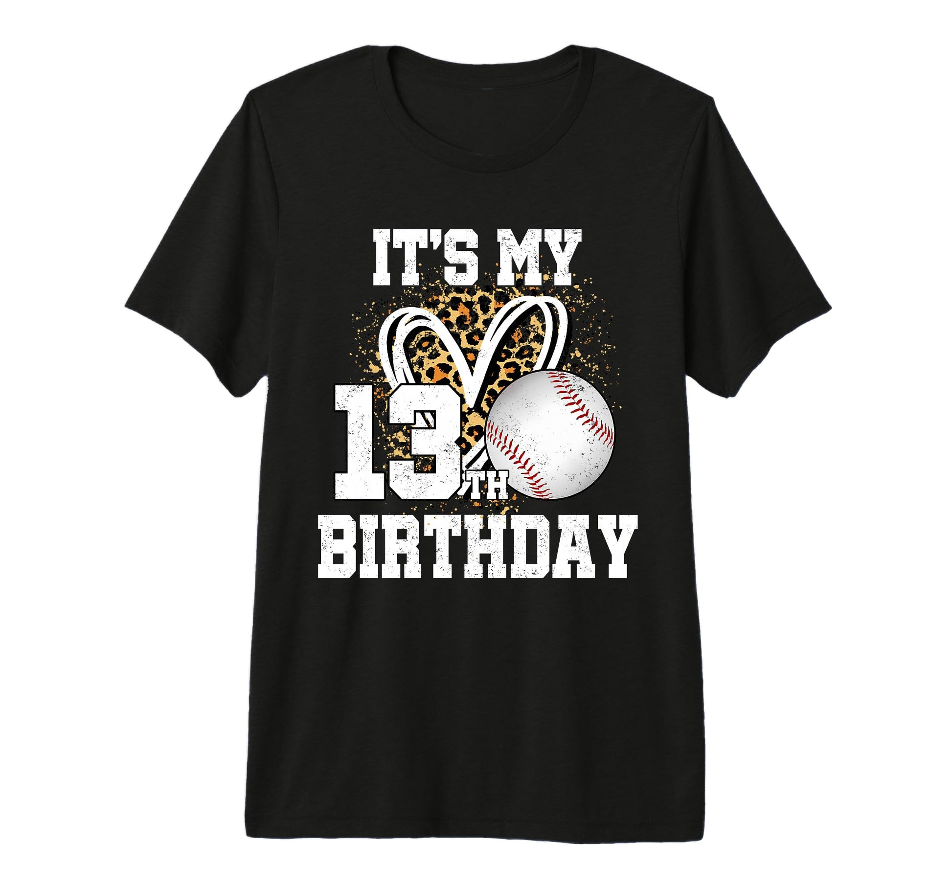 Its My 13Th Birthday Baseball 13 Year T-Shirt - Minimalist Print Unisex - T-Shirt, Sweatshirt, Hoodie