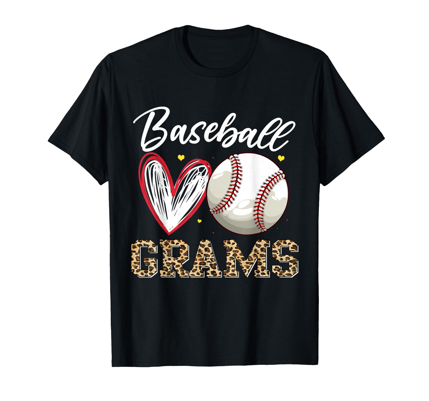 Baseball Grams Leopard Family T-Shirt - Aesthetic Graphic for Adults - T-Shirt, Sweatshirt, Hoodie