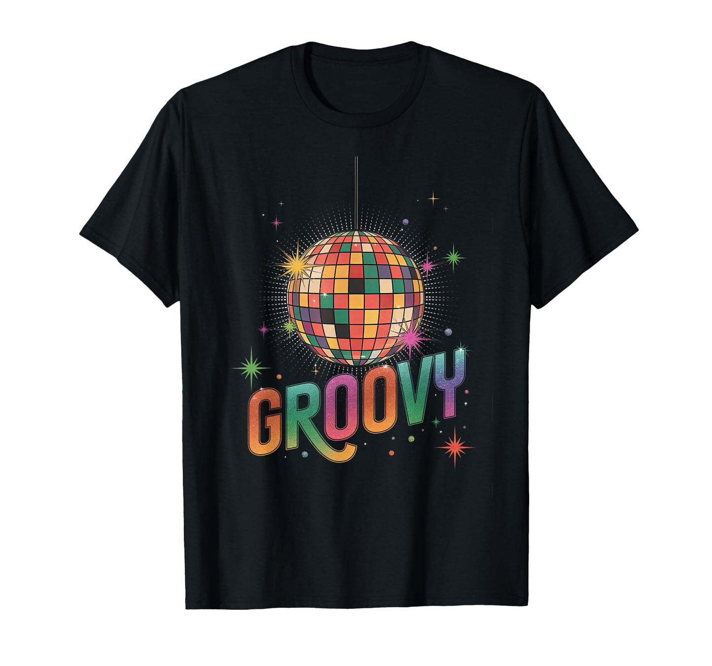 Groovy Disco Ball Boogie Discoball T-Shirt - Unique Graphic for Adults - T-Shirt, Sweatshirt, Hoodie