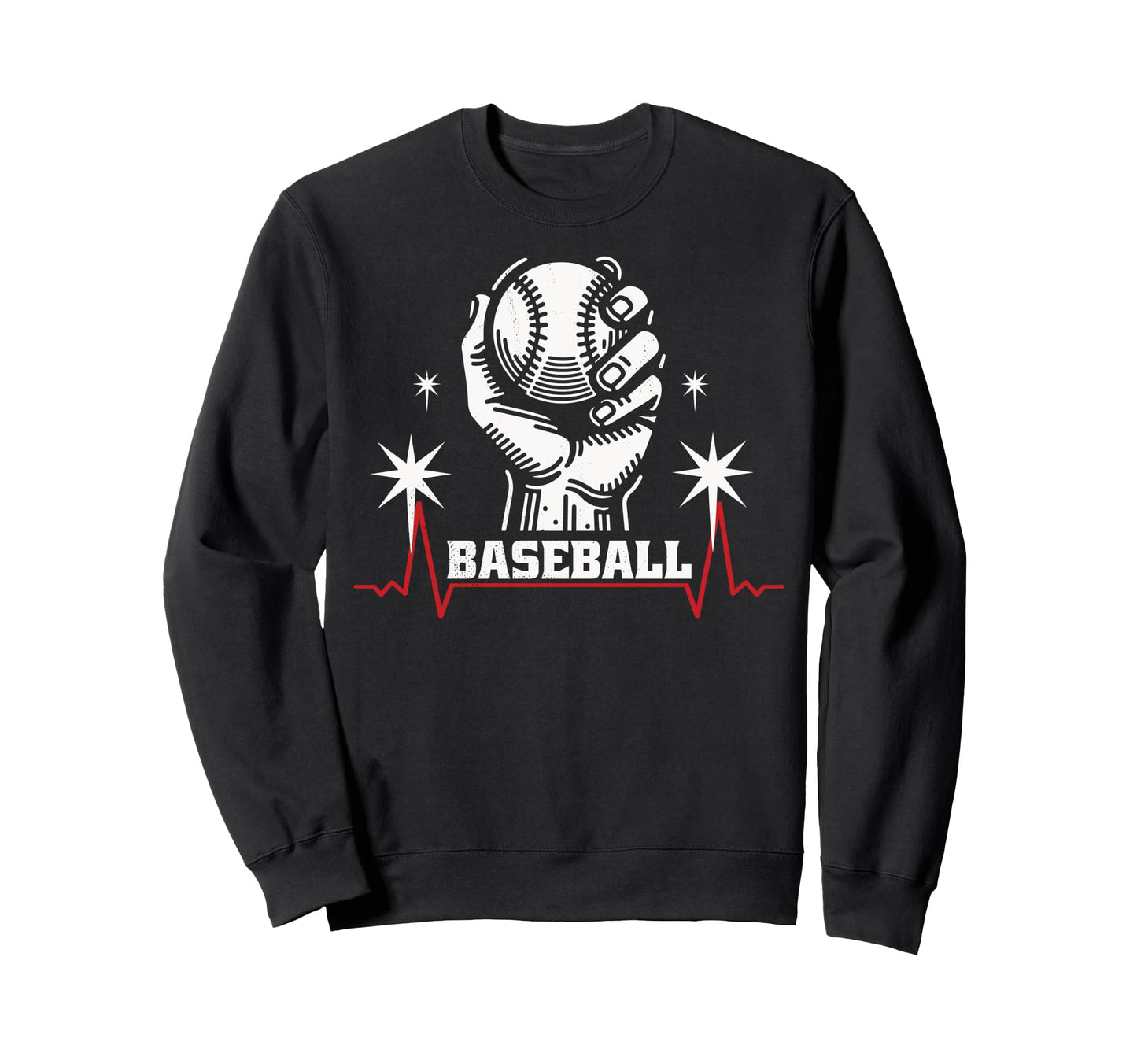 Baseball Fans Players And Sweatshirt - Fun Novelty Design for Adults - T-Shirt, Sweatshirt, Hoodie