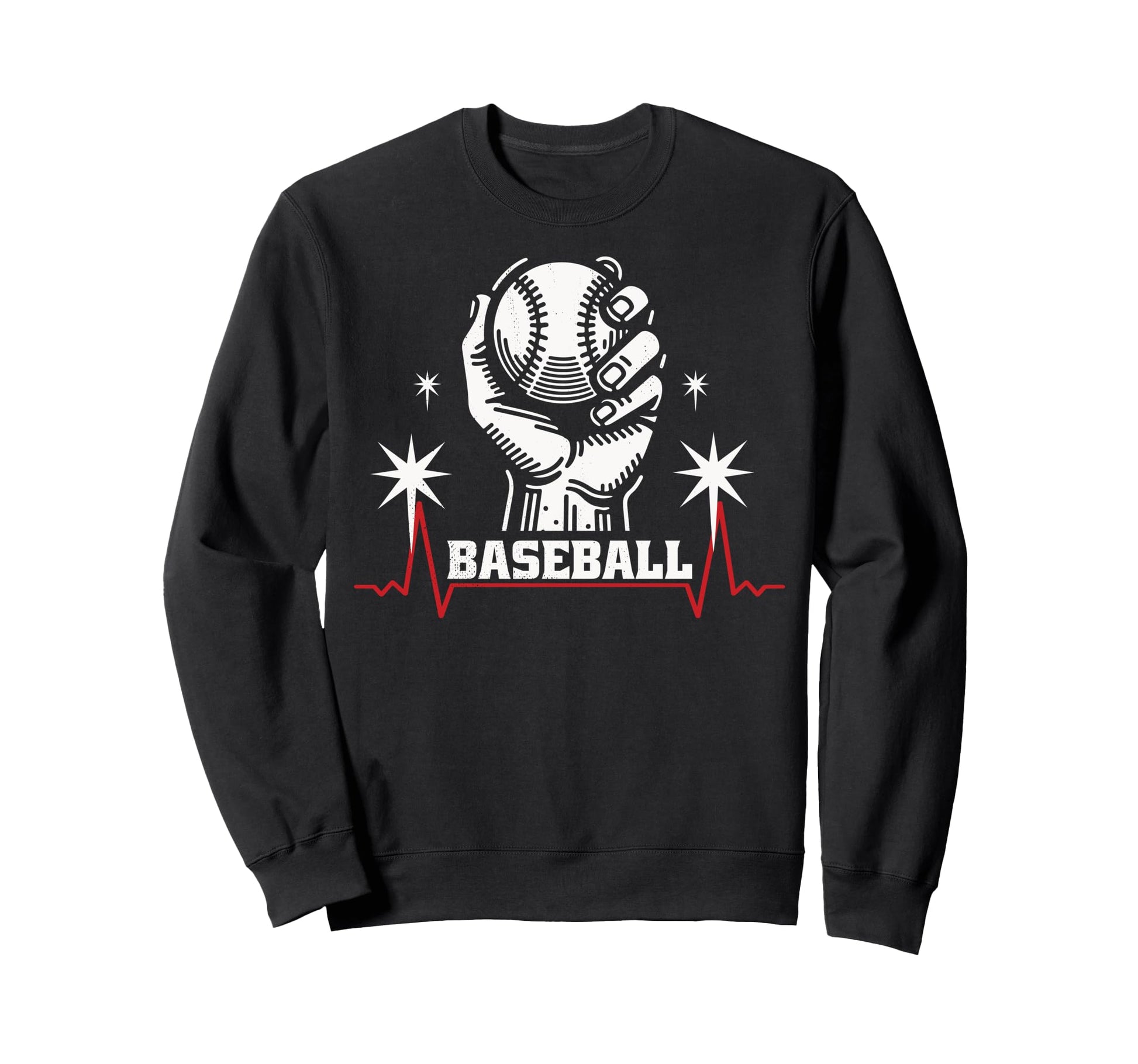 Baseball Fans Players And Sweatshirt - Fun Novelty Design for Adults - T-Shirt, Sweatshirt, Hoodie