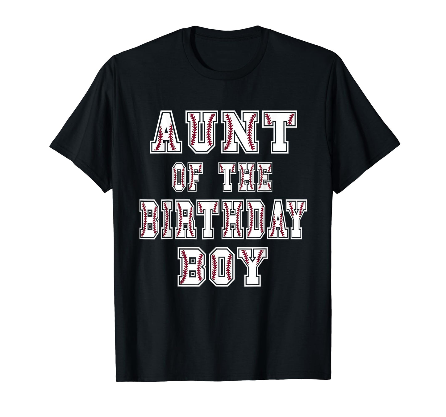 Aunt Birthday Baller Baseball Themed T-Shirt - Trendy Graphic for Adults - T-Shirt, Sweatshirt, Hoodie