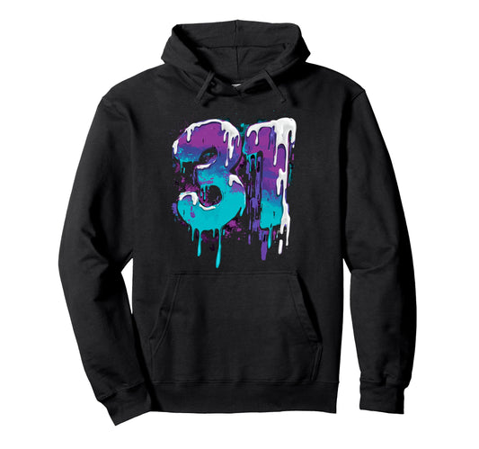 Baseball 31 Number Hoodie - Aesthetic Graphic for Adults - T-Shirt, Sweatshirt, Hoodie