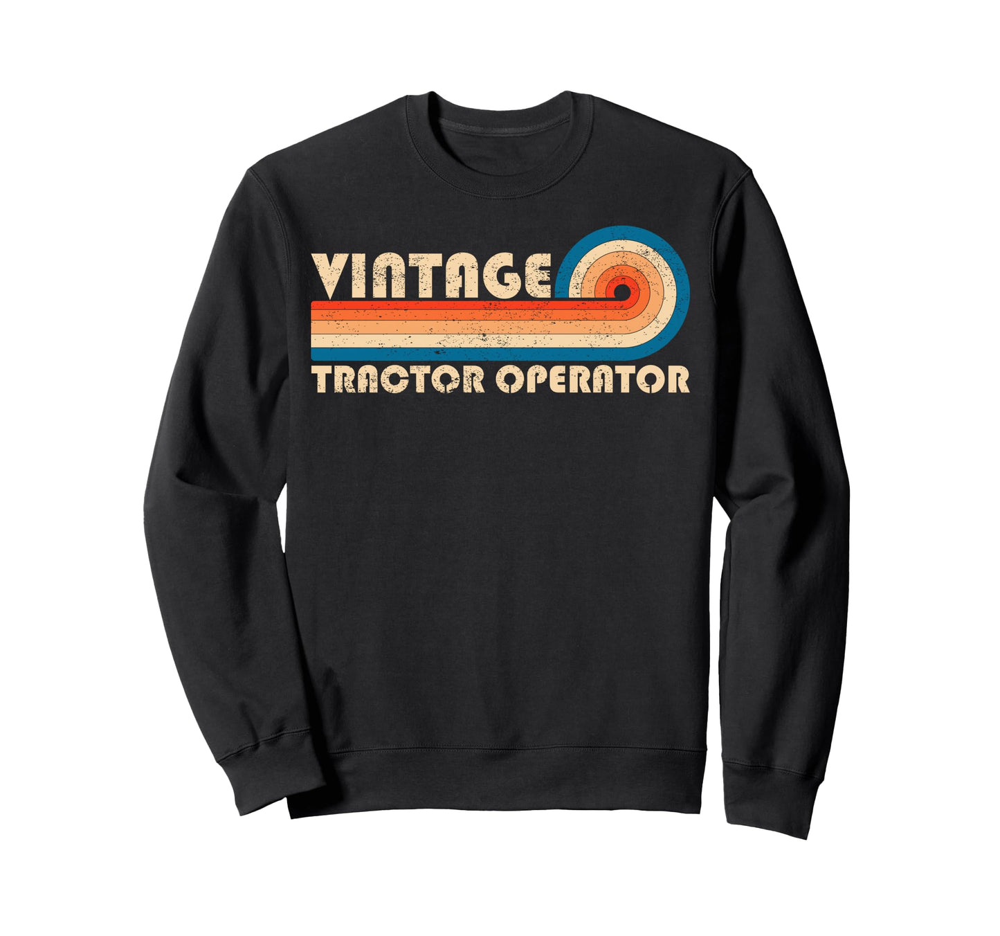Tractor Operator 70S 80S Sunset Sweatshirt - Trendy Graphic Men Women - T-Shirt, Sweatshirt, Hoodie