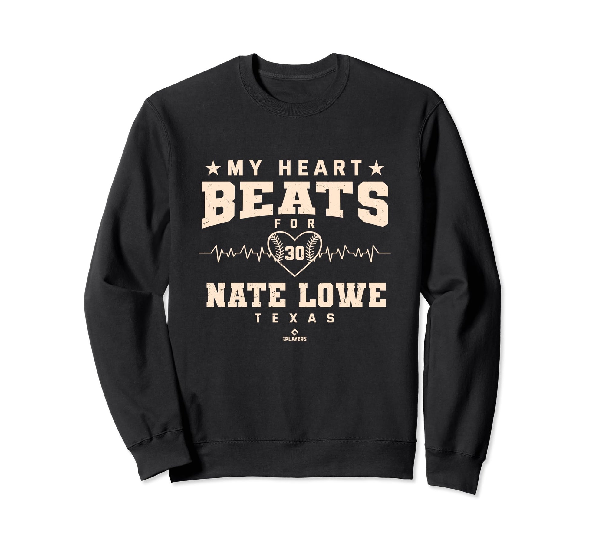 My Heart Beats Nate Lowe Texas Sweatshirt - Graphic Print for Adults - T-Shirt, Sweatshirt, Hoodie