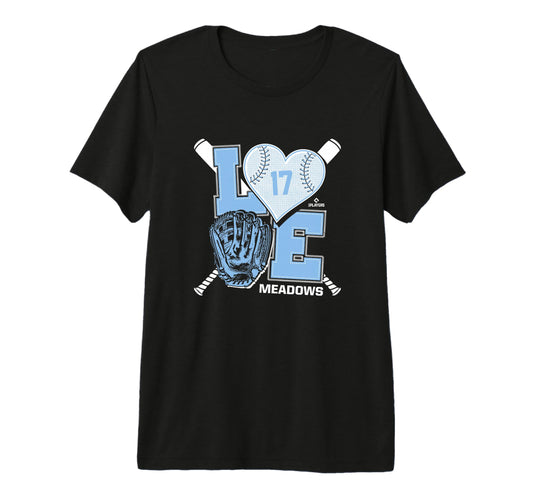 Austin Meadows Is Love Tampa Baseball T-Shirt - Custom Art Print Unisex - T-Shirt, Sweatshirt, Hoodie