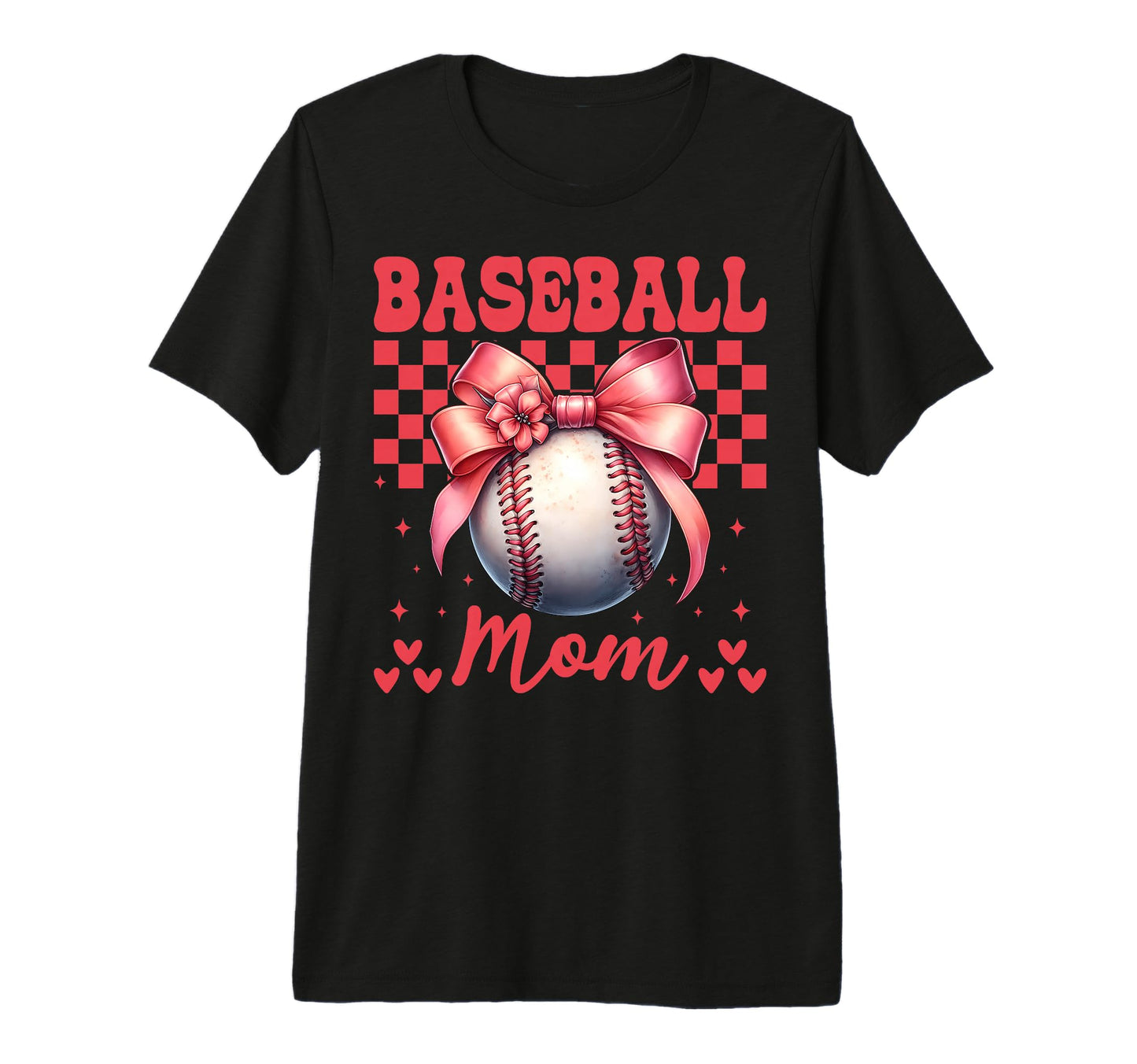 Baseball Mom Baseball Mama Mothers Day T-Shirt - Graphic Print Unisex - T-Shirt, Sweatshirt, Hoodie