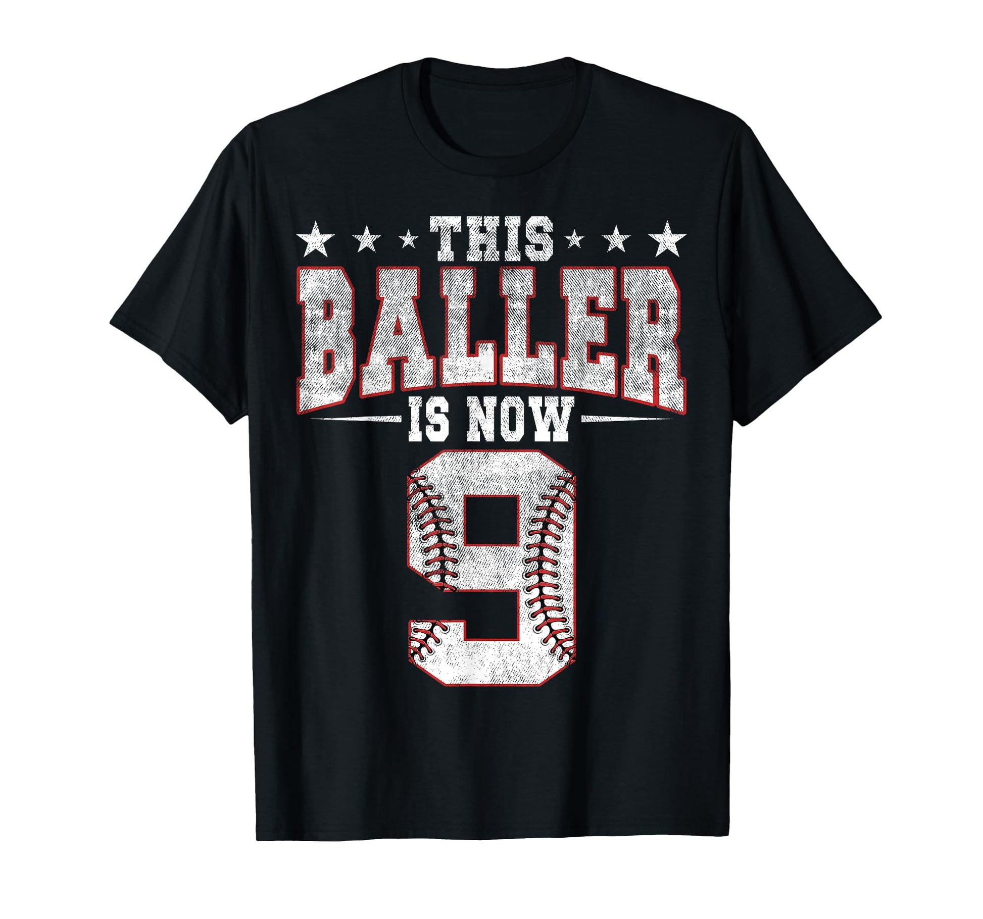 This Baller Is Now 9 Birthday T-Shirt - Novelty Apparel for Adults - T-Shirt, Sweatshirt, Hoodie