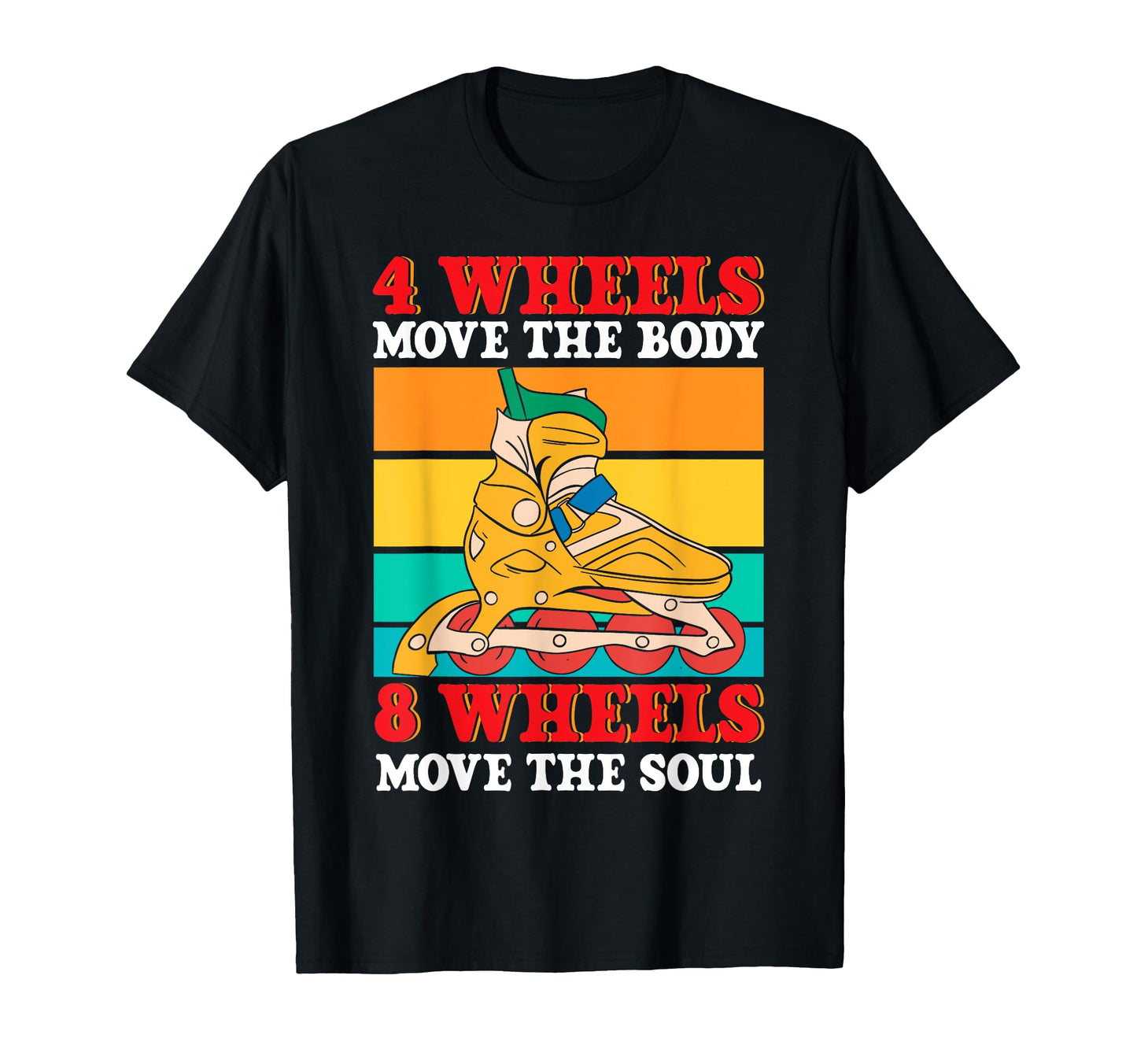 Roller Skating Skate 1970S Inline T-Shirt - Minimalist Print Men Women - T-Shirt, Sweatshirt, Hoodie
