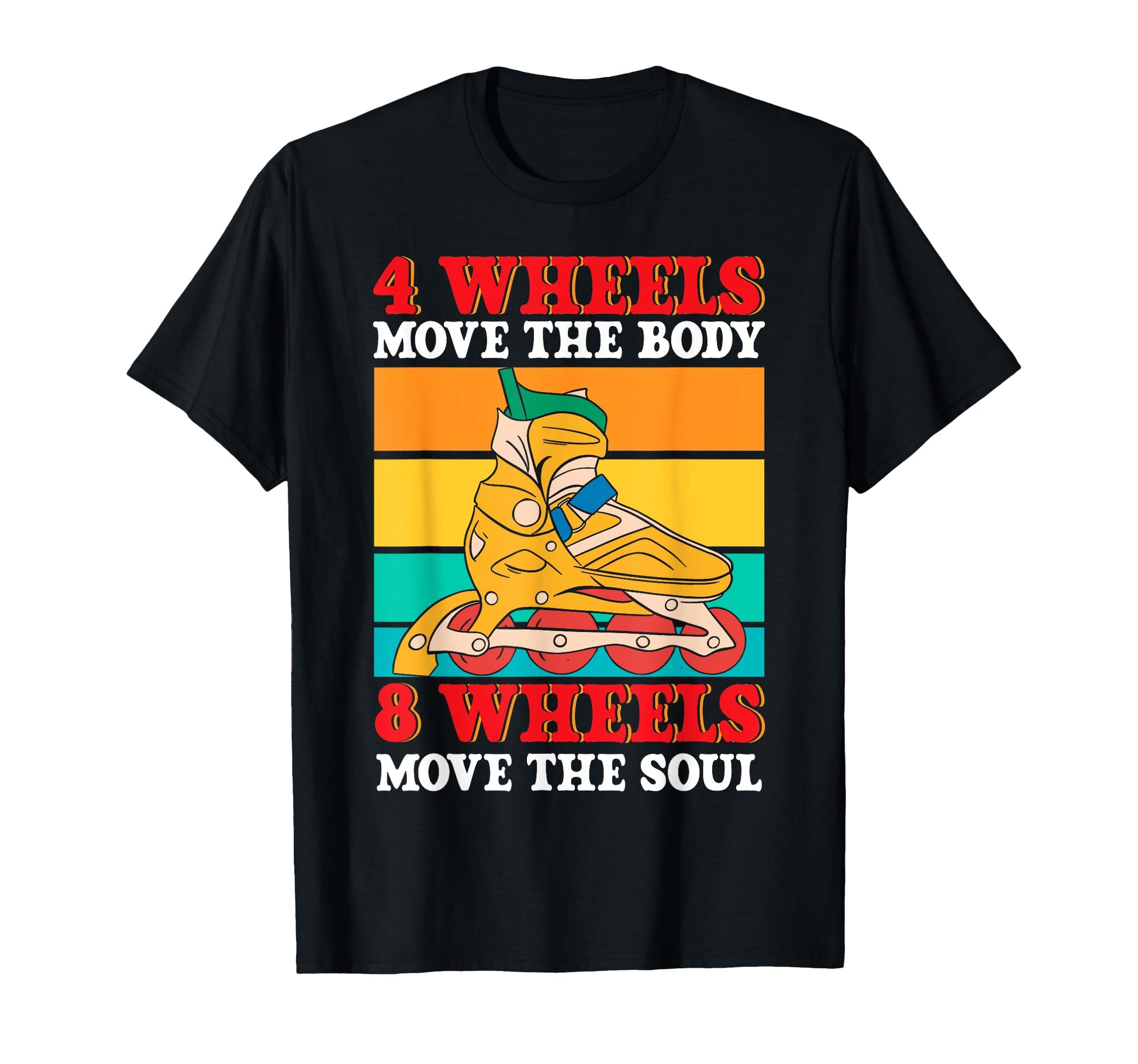Roller Skating Skate 1970S Inline T-Shirt - Minimalist Print Men Women - T-Shirt, Sweatshirt, Hoodie