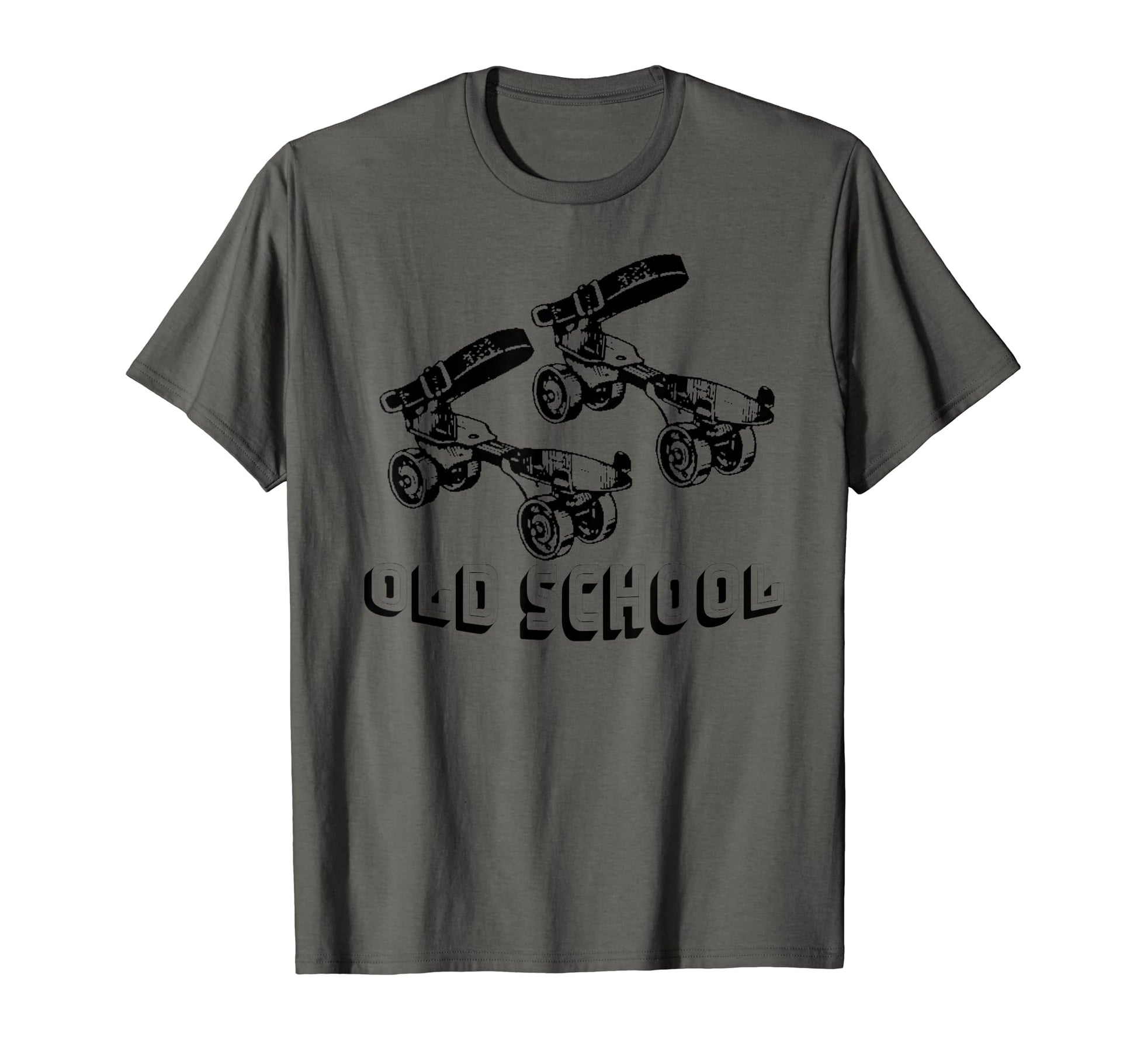 Funny Old School Clamp Roller Skates T-Shirt - Graphic Print Men Women - T-Shirt, Sweatshirt, Hoodie