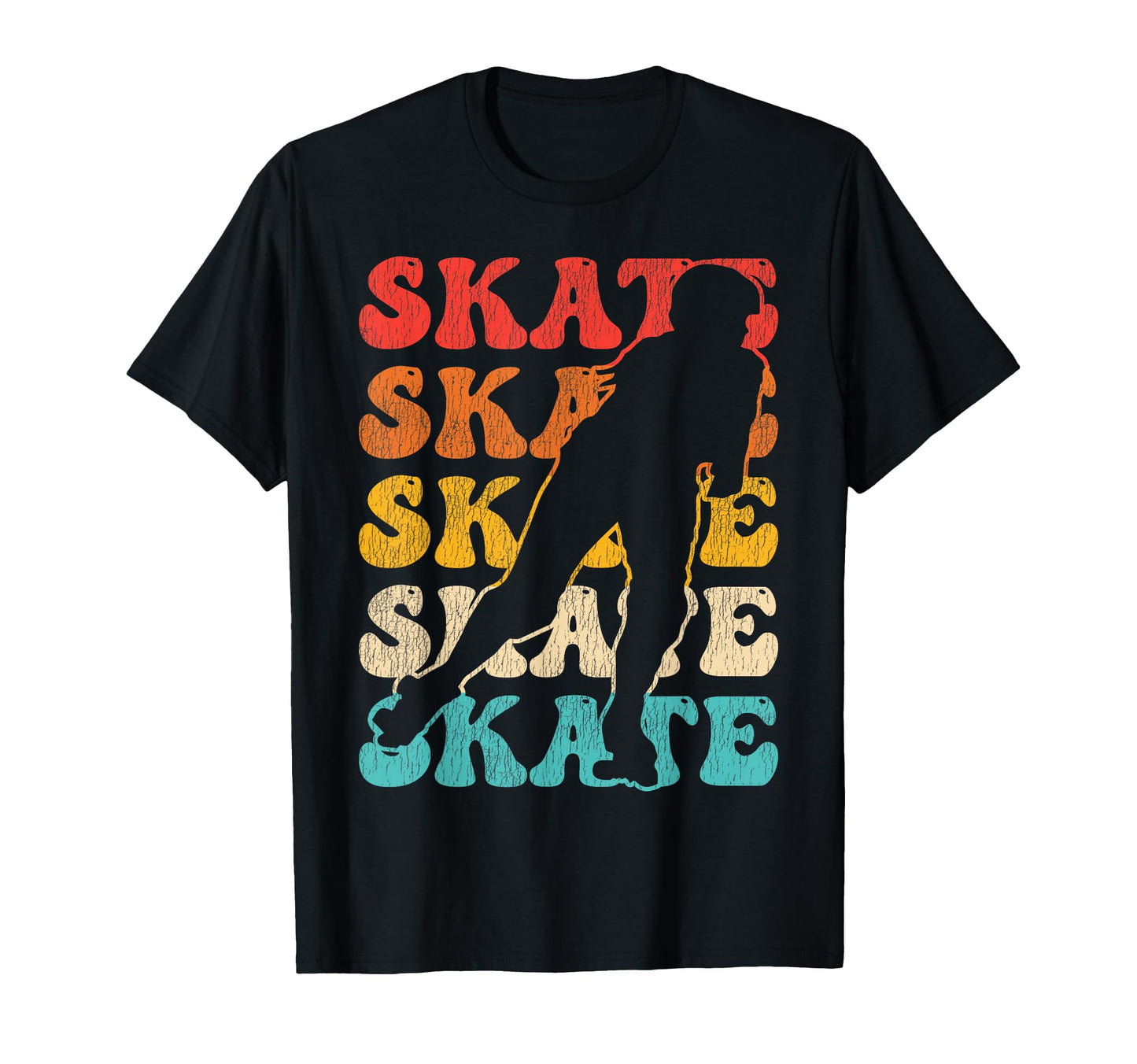 Roller Skating Skate 1970S Black Afro T-Shirt - Novelty Apparel Men Women - T-Shirt, Sweatshirt, Hoodie