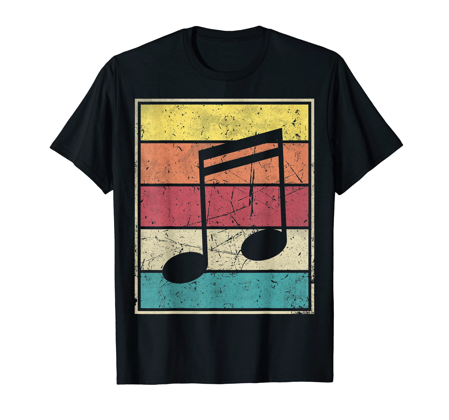 Music Note Stripes T-Shirt - Graphic Print for Adults - T-Shirt, Sweatshirt, Hoodie