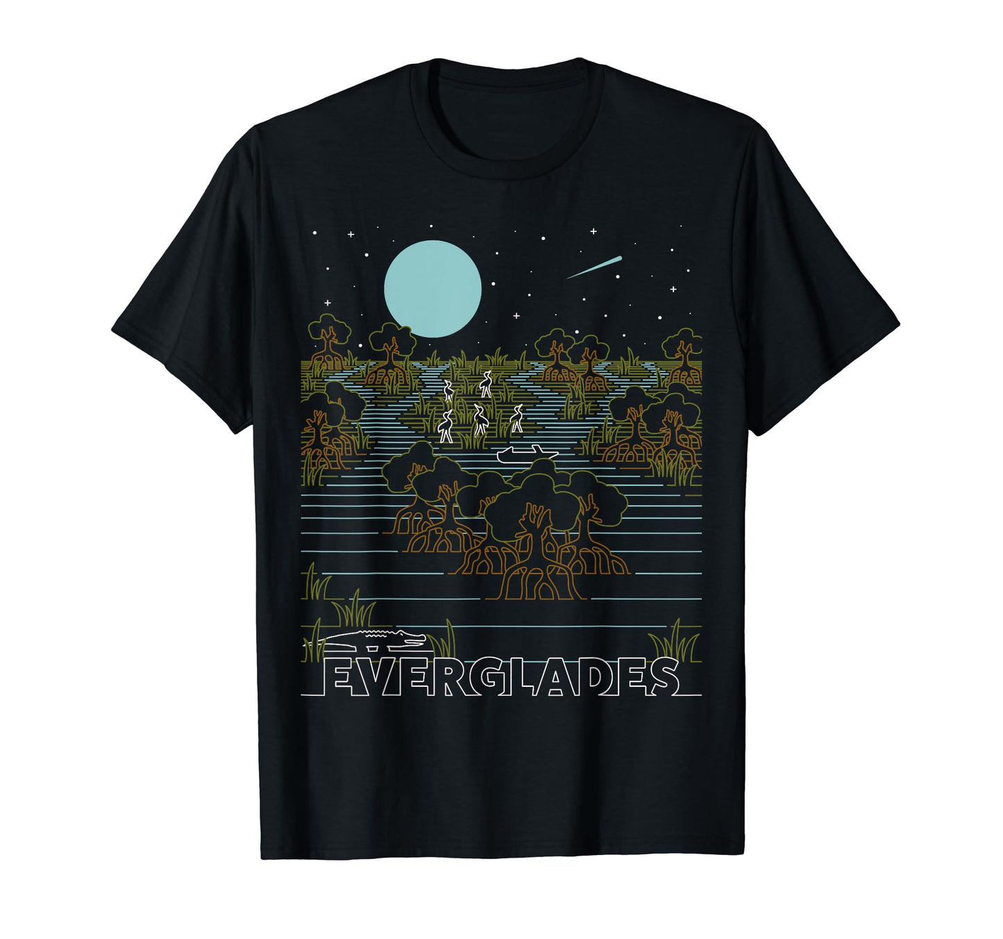 Everglades National Park Florida T-Shirt - Graphic Print Men Women - T-Shirt, Sweatshirt, Hoodie