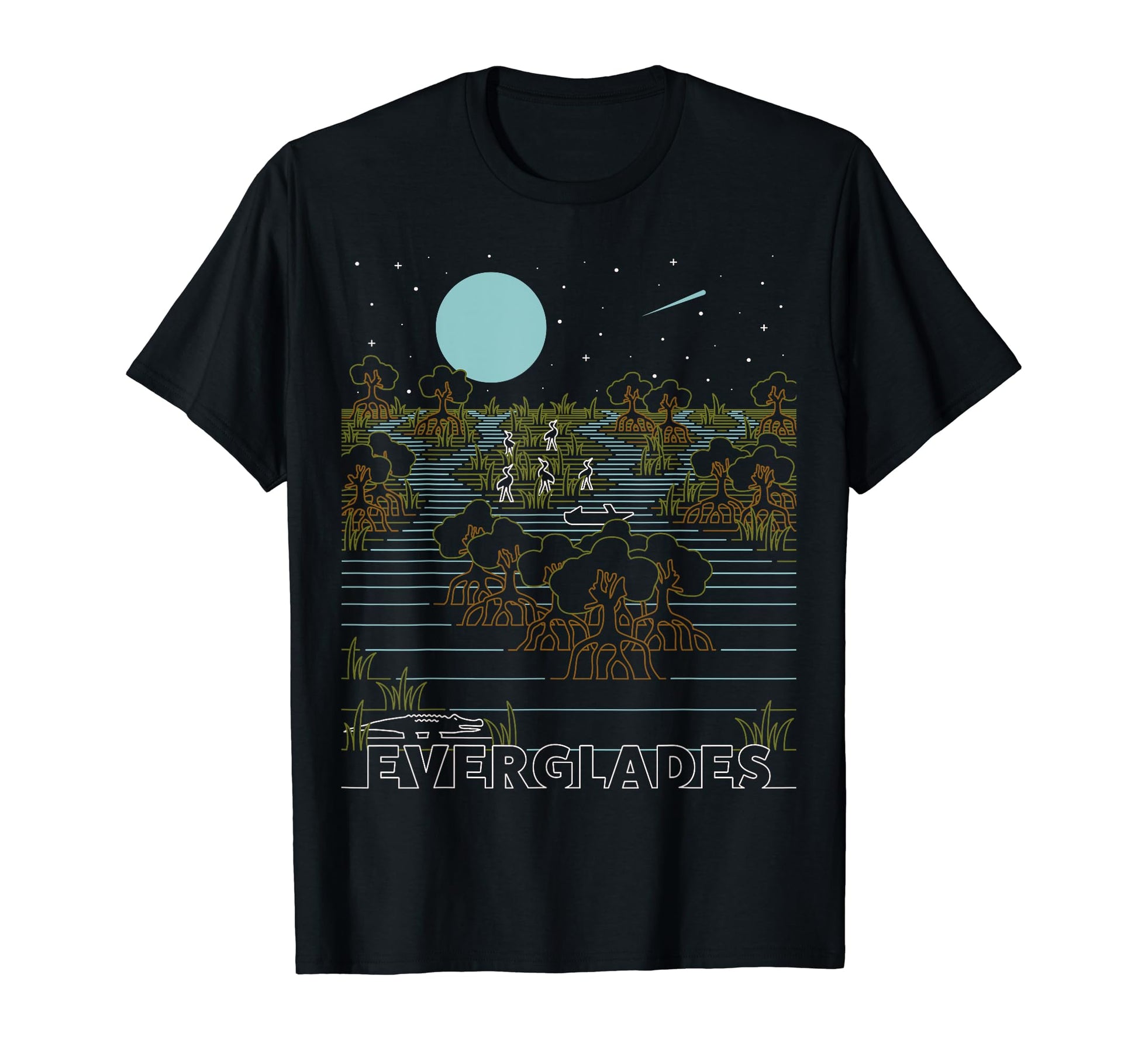 Everglades National Park Florida T-Shirt - Graphic Print Men Women - T-Shirt, Sweatshirt, Hoodie