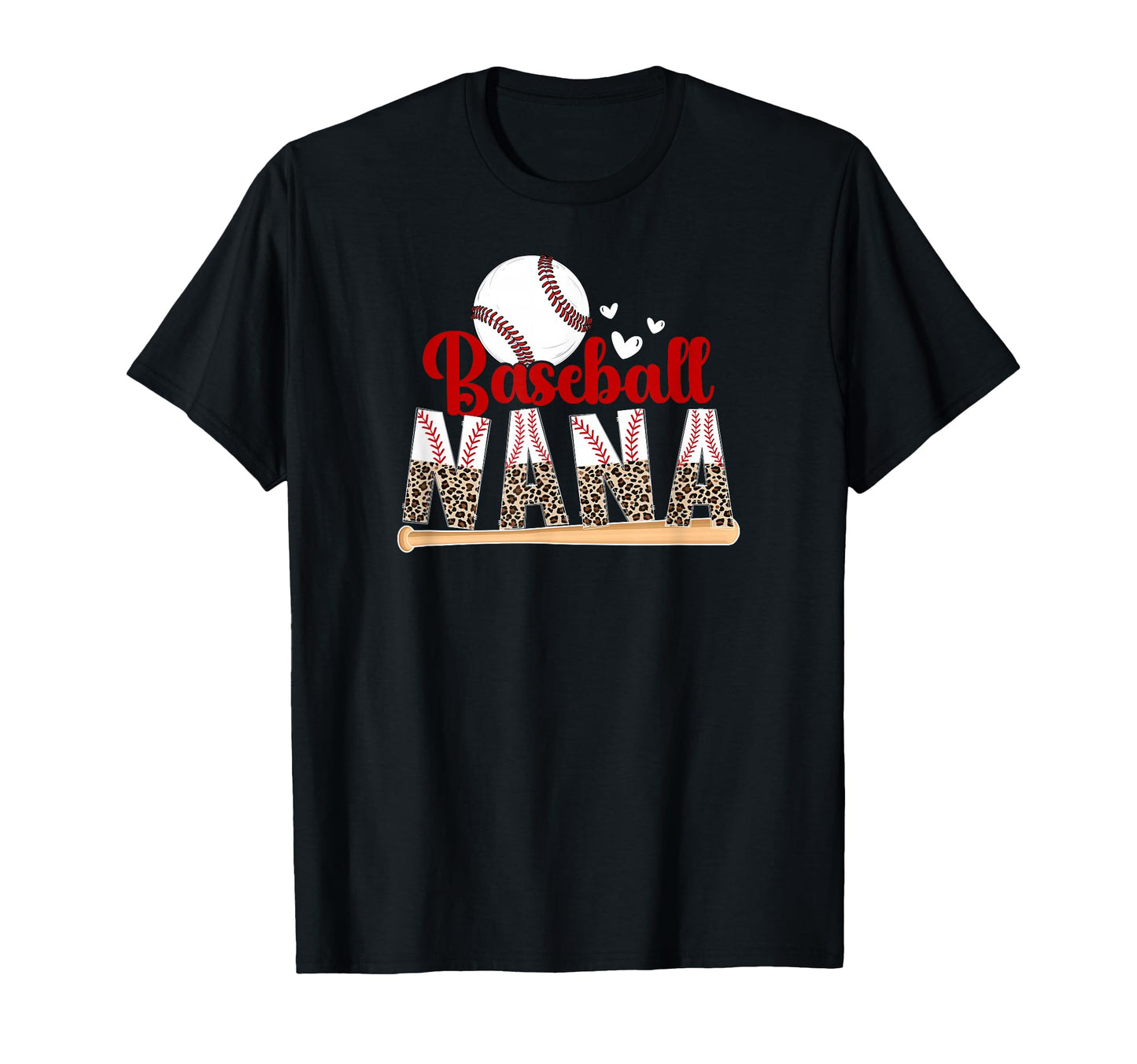 Baseball Nana Leopard Nana Baseball T-Shirt - Custom Art Print Men Women - T-Shirt, Sweatshirt, Hoodie