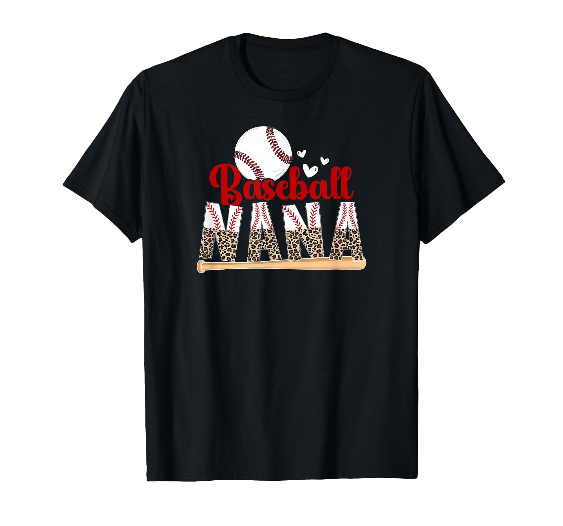Baseball Nana Leopard Nana Baseball T-Shirt - Custom Art Print Men Women - T-Shirt, Sweatshirt, Hoodie