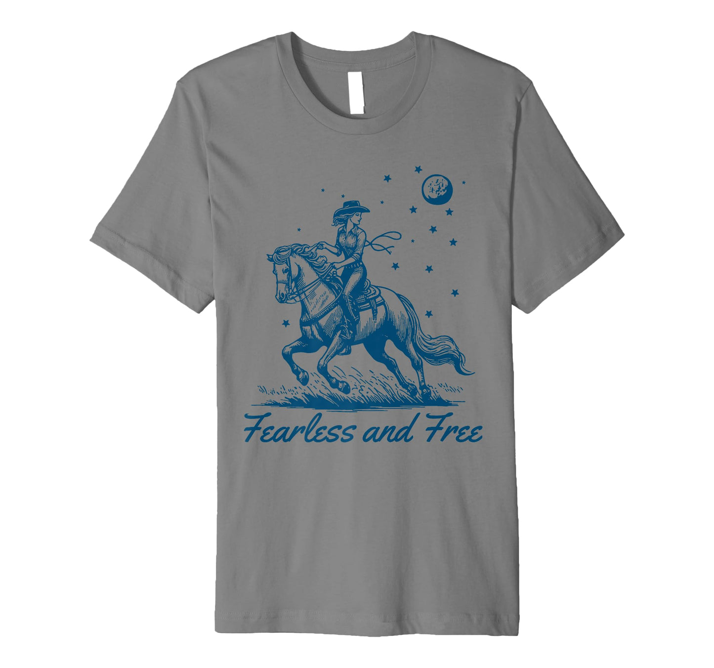 Cowgirl Western Fearless And T-Shirt - Casual Everyday Wear for Adults - T-Shirt, Sweatshirt, Hoodie
