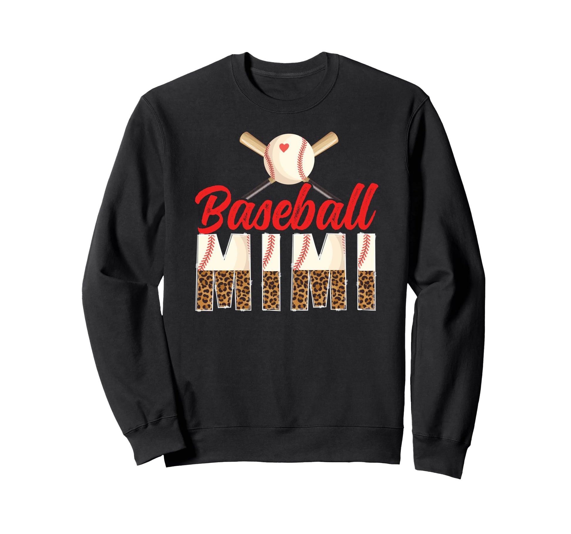 Baseball Mimi Leopard Mimi Sweatshirt - Custom Art Print Men Women - T-Shirt, Sweatshirt, Hoodie