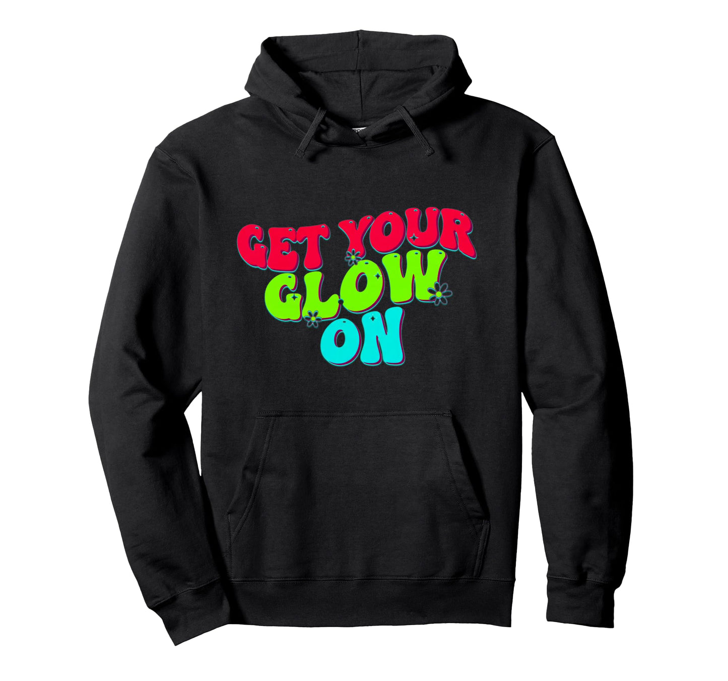 Party 90S Groovy Aesthetic Hoodie - Fun Novelty Design for Adults - T-Shirt, Sweatshirt, Hoodie