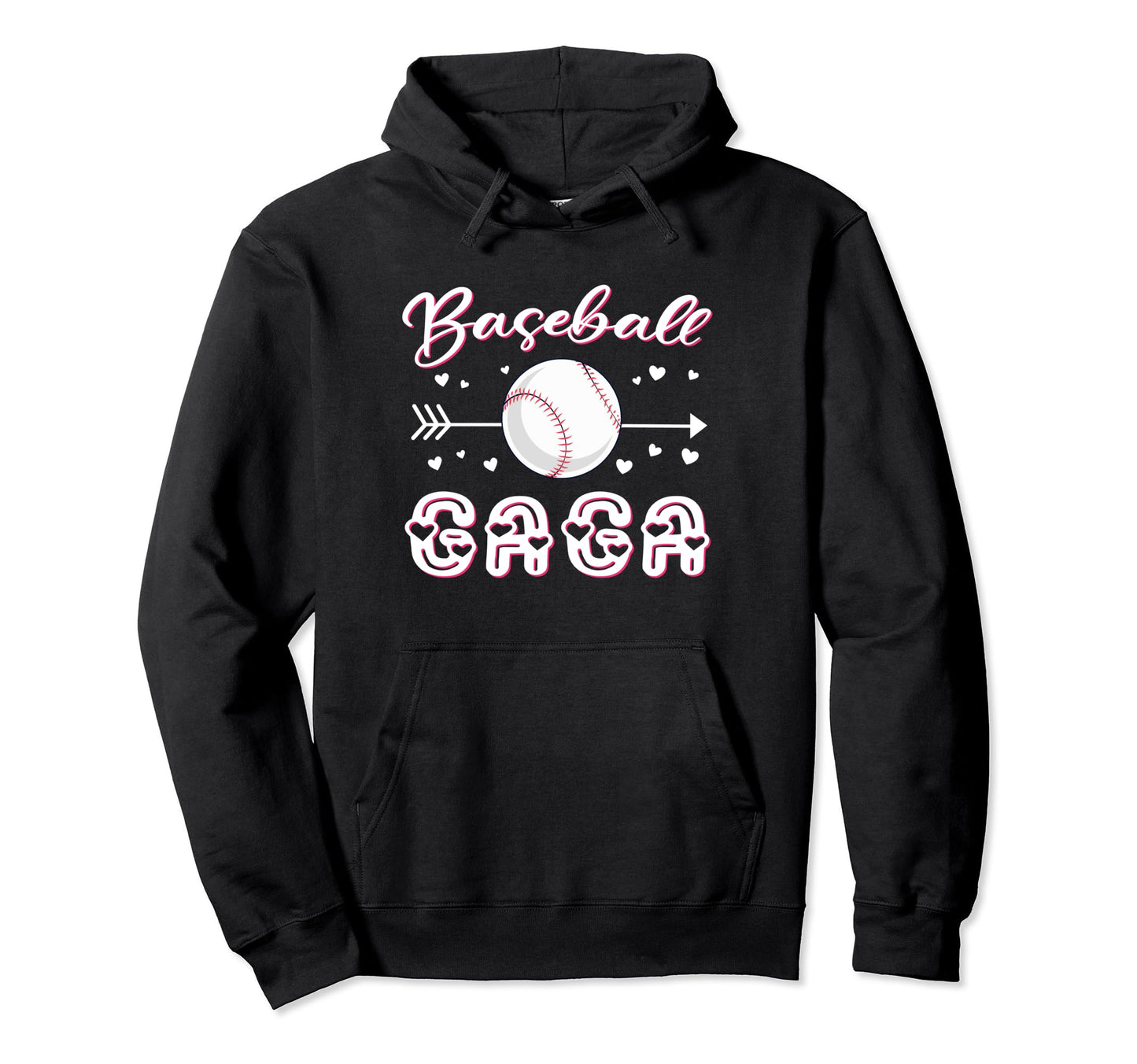 Baseball Gaga Baseball Sport Lover Hoodie - Aesthetic Graphic Men Women - T-Shirt, Sweatshirt, Hoodie