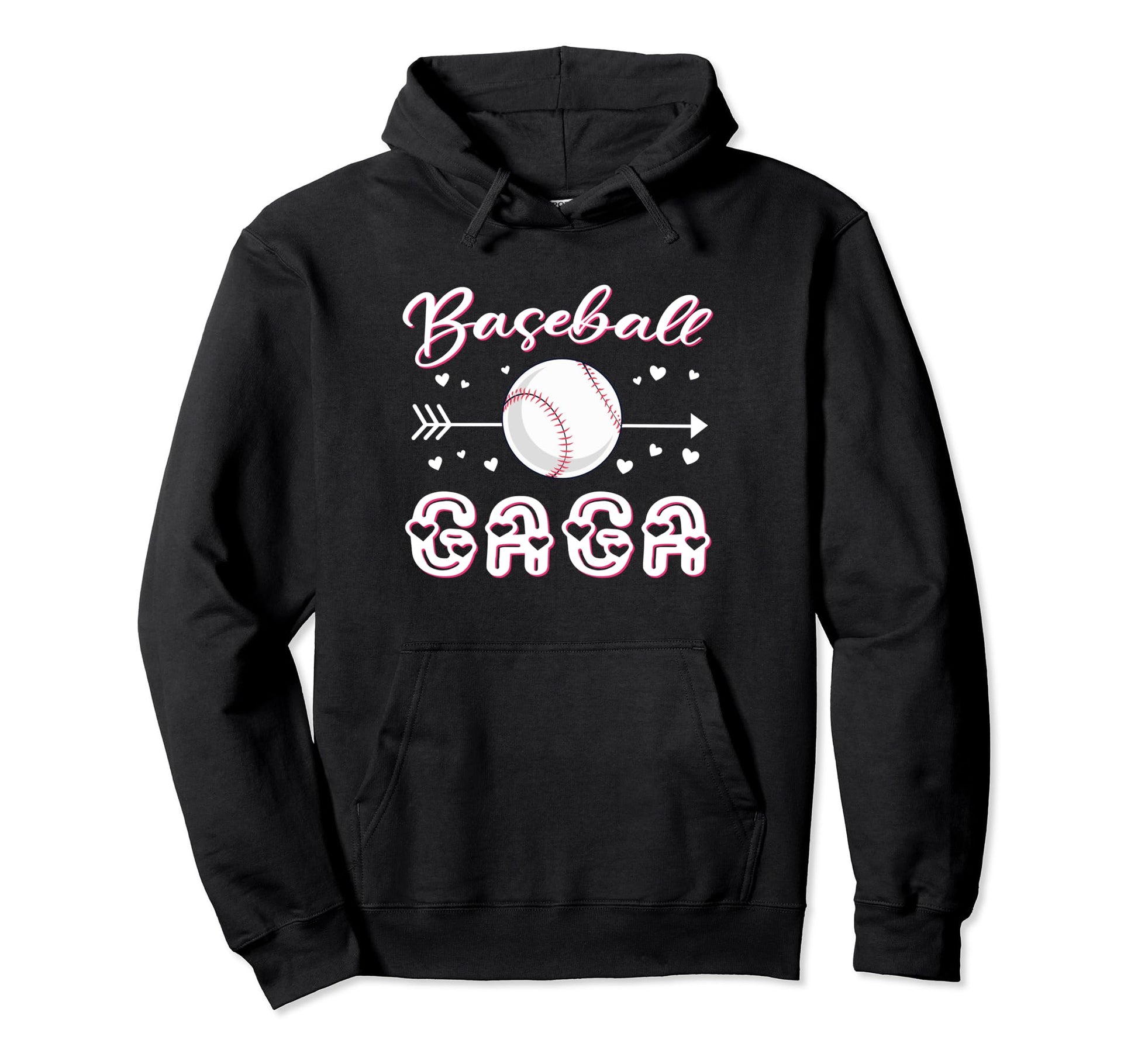 Baseball Gaga Baseball Sport Lover Hoodie - Aesthetic Graphic Men Women - T-Shirt, Sweatshirt, Hoodie