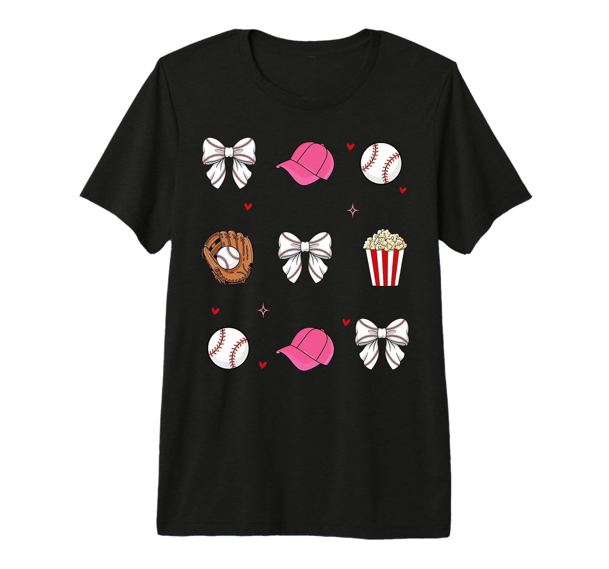 Baseball Sister Coquette Bow Tri Blend T-Shirt - Trendy Graphic Men Women - T-Shirt, Sweatshirt, Hoodie