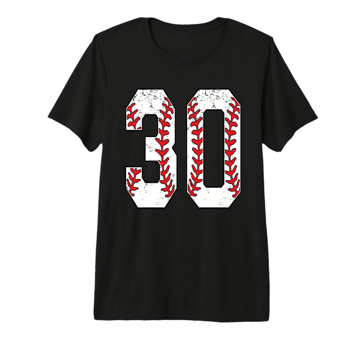 Number 30 Baseball 30 Jersey Number T-Shirt - Streetwear Style Unisex - T-Shirt, Sweatshirt, Hoodie