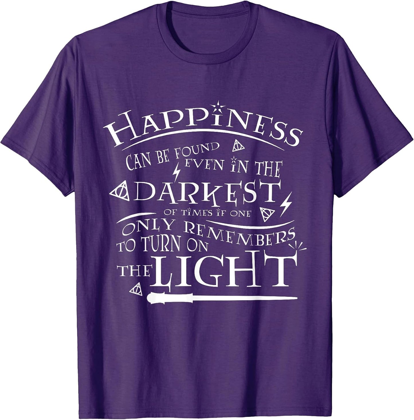 Happiness Can be Found in Darkest of Times - Adult & Kids T-Shirts, Sweatshirts & Hoodies apparel design preview 1