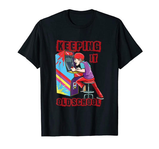 Arcade Game Machine Gaming 80S T-Shirt - Aesthetic Graphic for Adults - T-Shirt, Sweatshirt, Hoodie