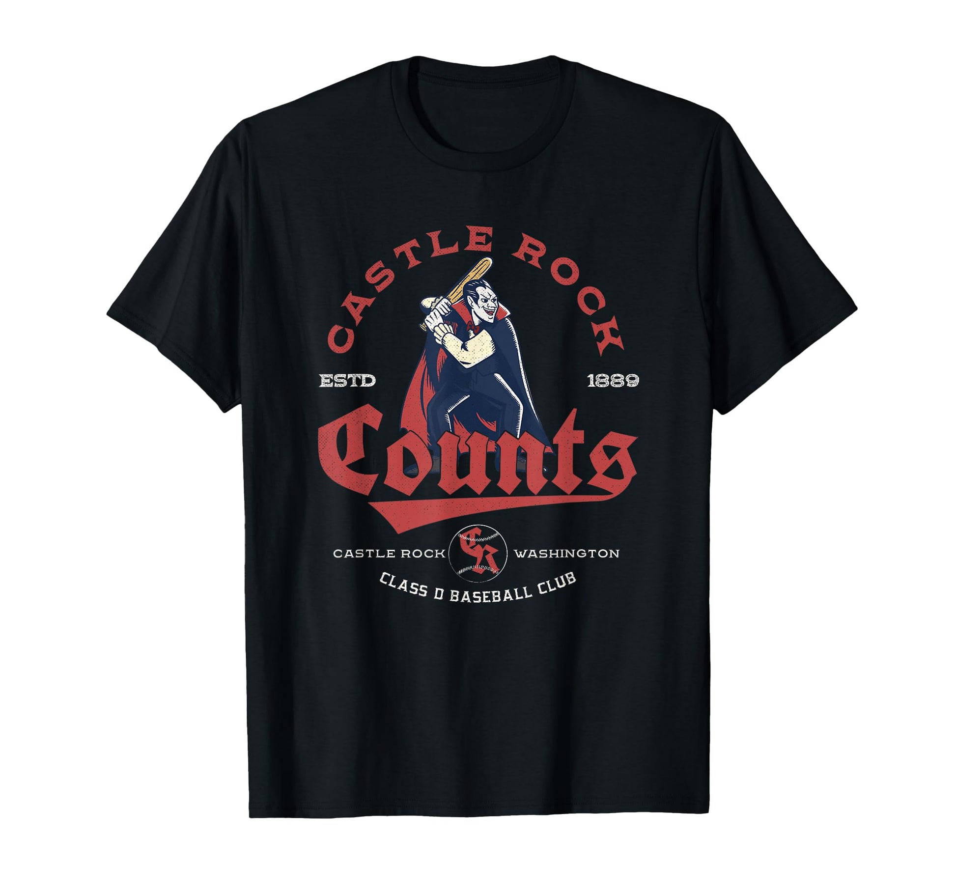 Castle Rock Counts Minor League T-Shirt - Unique Graphic for Adults - T-Shirt, Sweatshirt, Hoodie