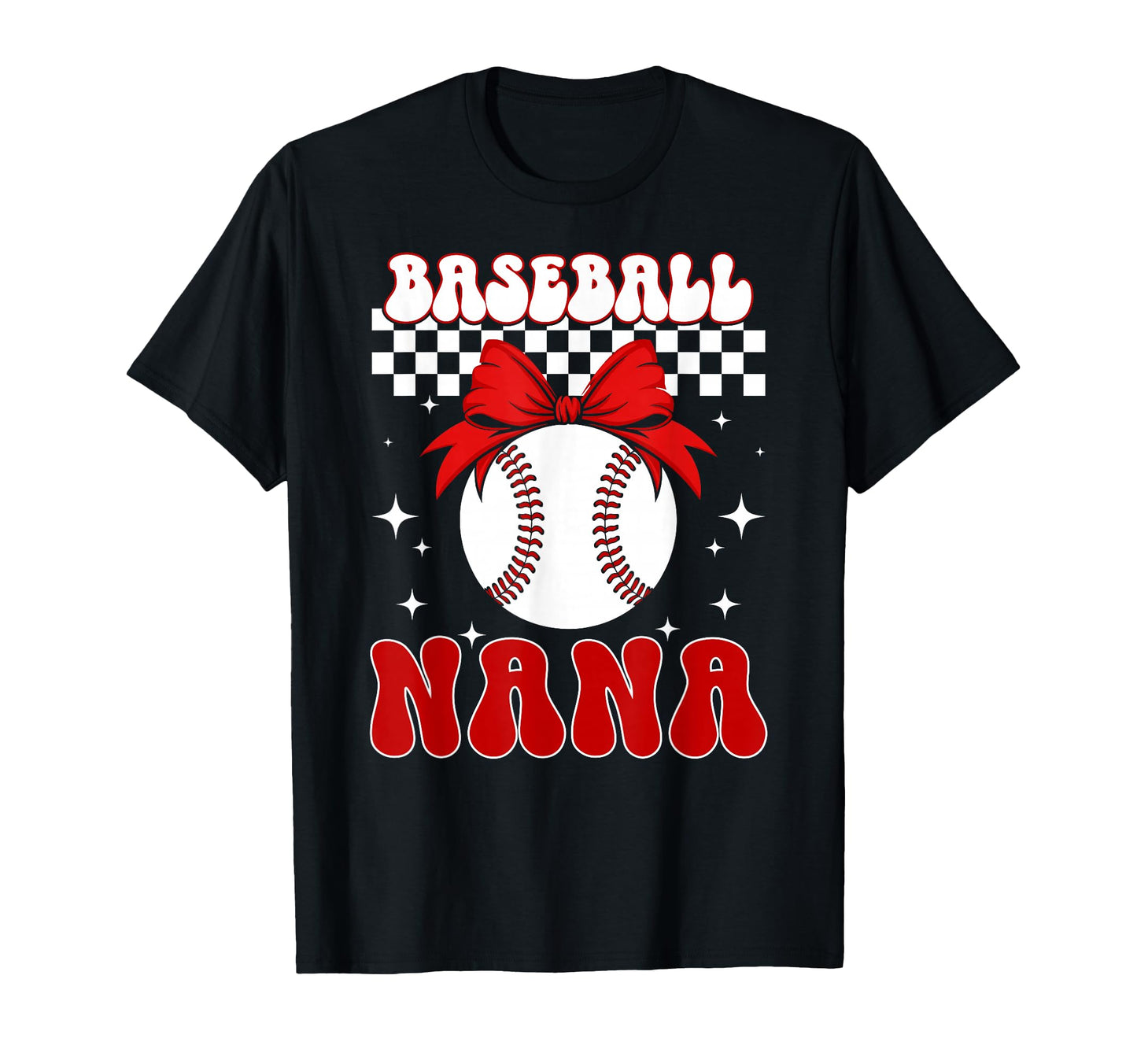 Baseball Nana Coquette Nana Baseball T-Shirt - Custom Art Print for Adults - T-Shirt, Sweatshirt, Hoodie