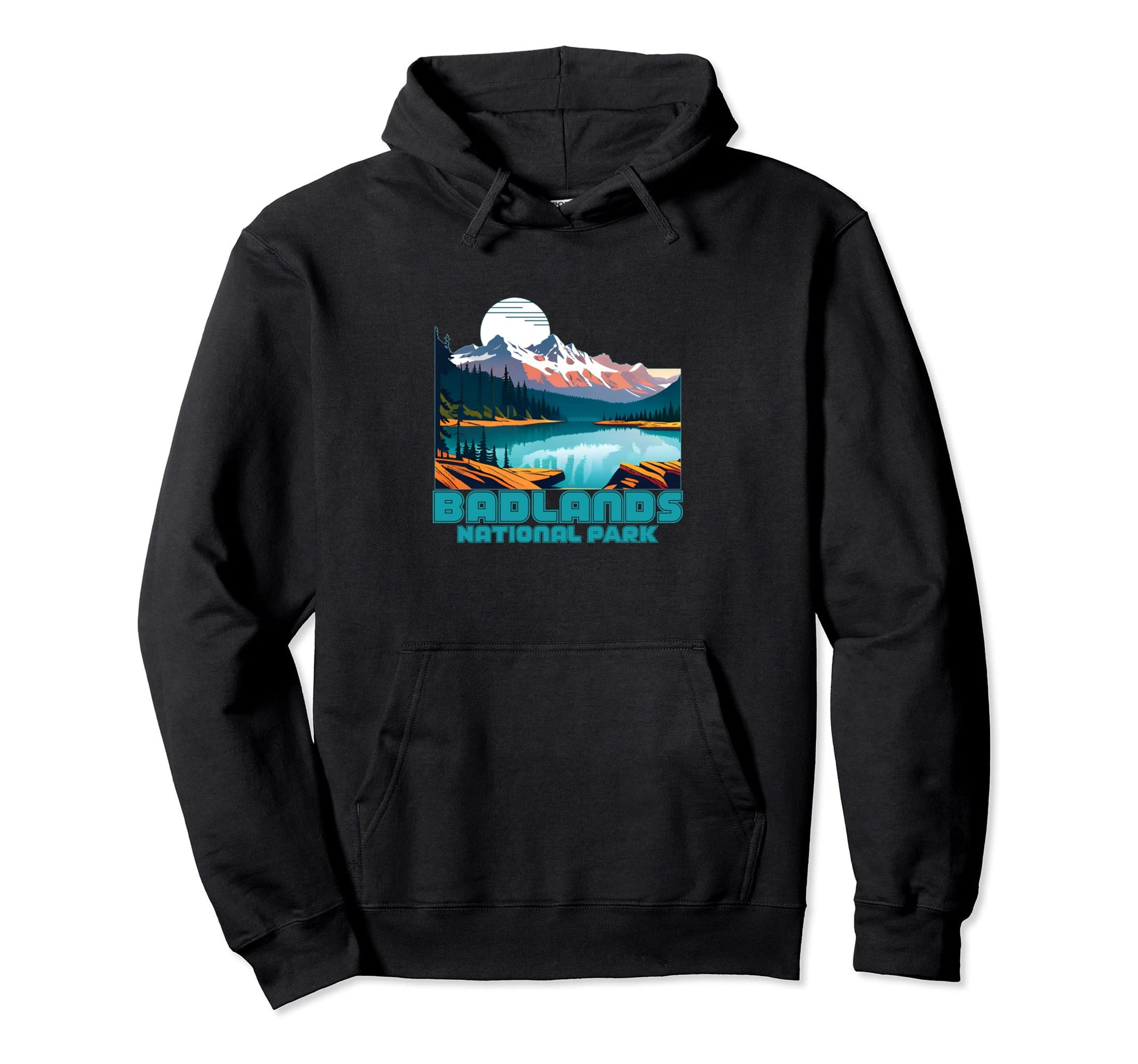 Badlands National Park Souvenir Hoodie - Streetwear Style for Adults - T-Shirt, Sweatshirt, Hoodie