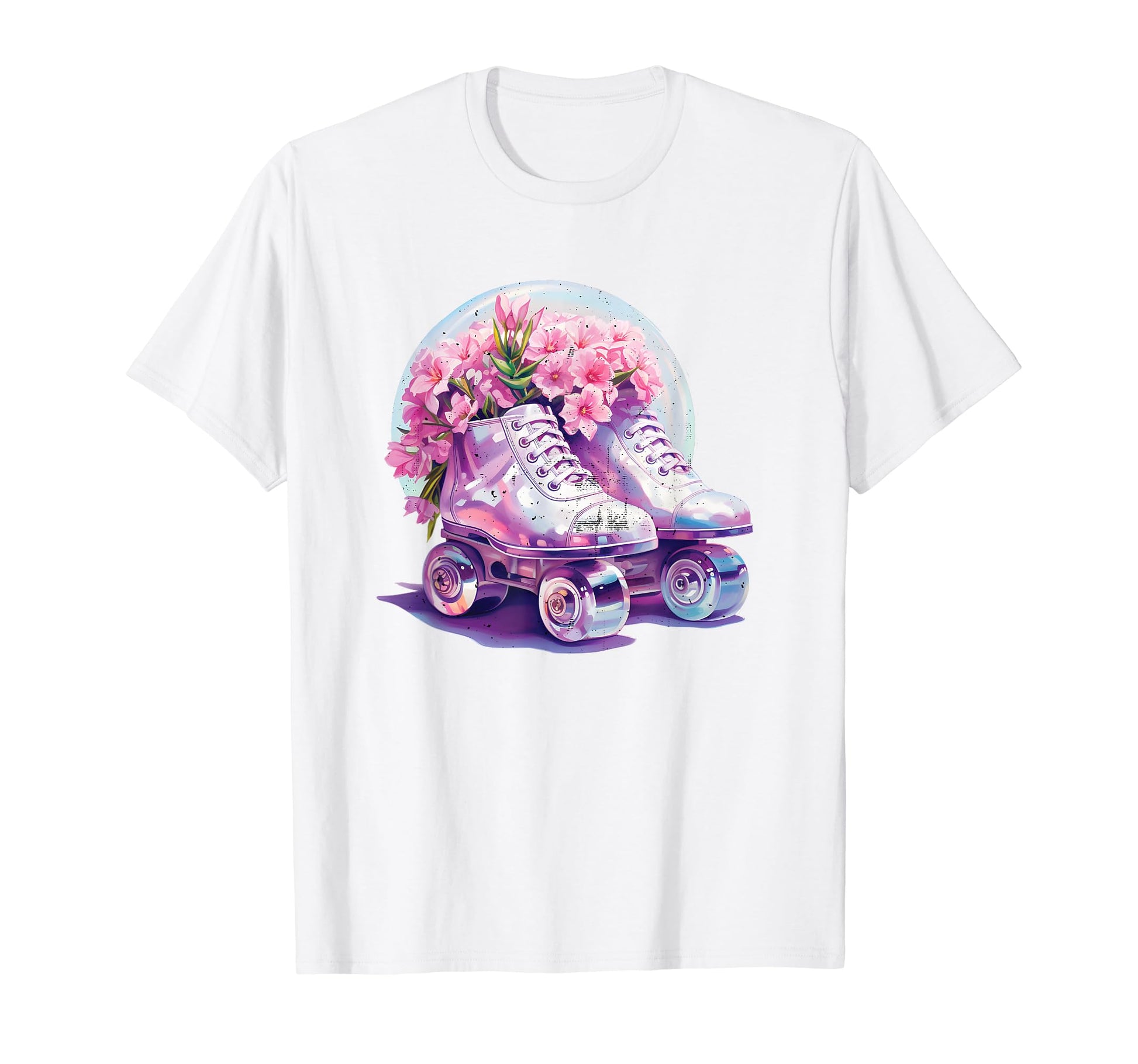 Aesthetic Vaporwave Teens Roller Skate T-Shirt - Graphic Print Unisex - T-Shirt, Sweatshirt, Hoodie