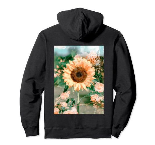 Aesthetic Floral Flower Sunflower Art Hoodie - Trendy Graphic for Adults - T-Shirt, Sweatshirt, Hoodie