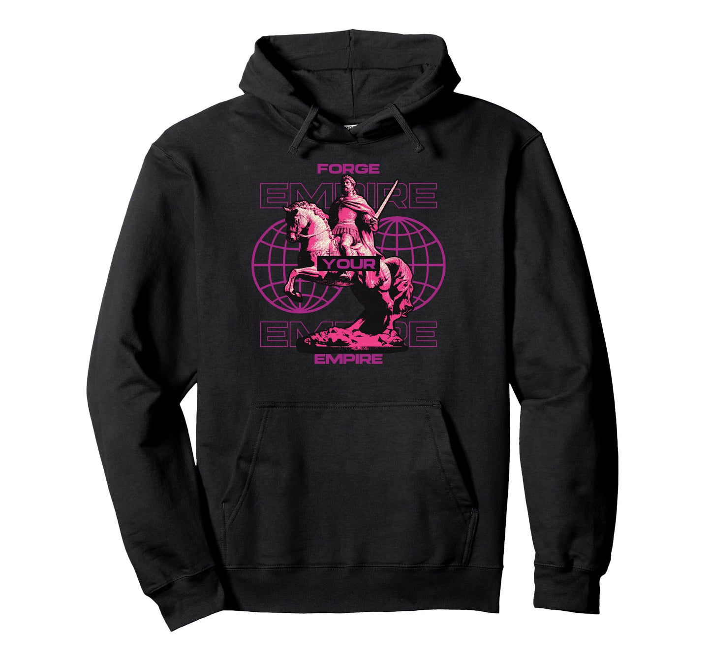 Y2K Empire Bold Urban Graffiti Aesthetic Hoodie - Novelty Apparel Unisex - T-Shirt, Sweatshirt, Hoodie